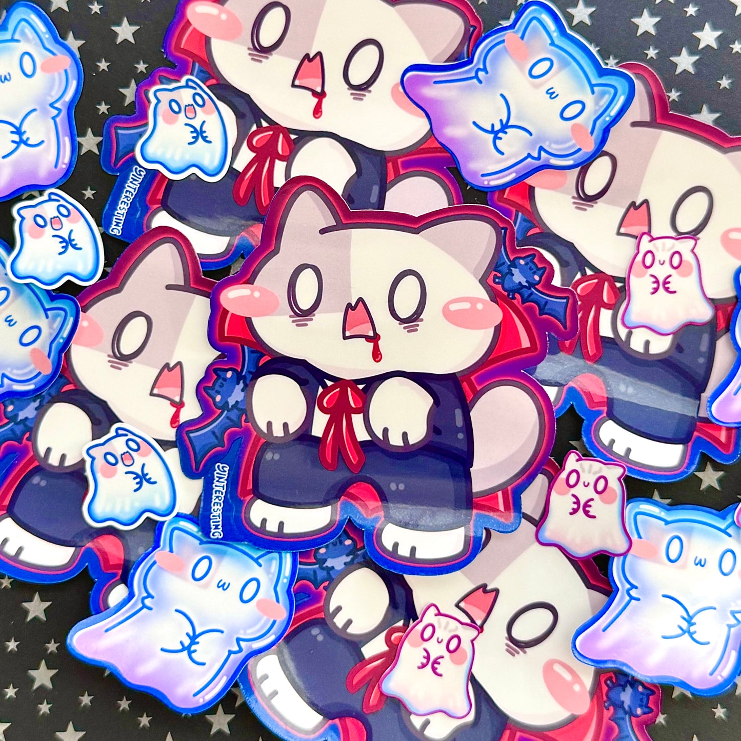 Halloween Vampire Dou Sticker