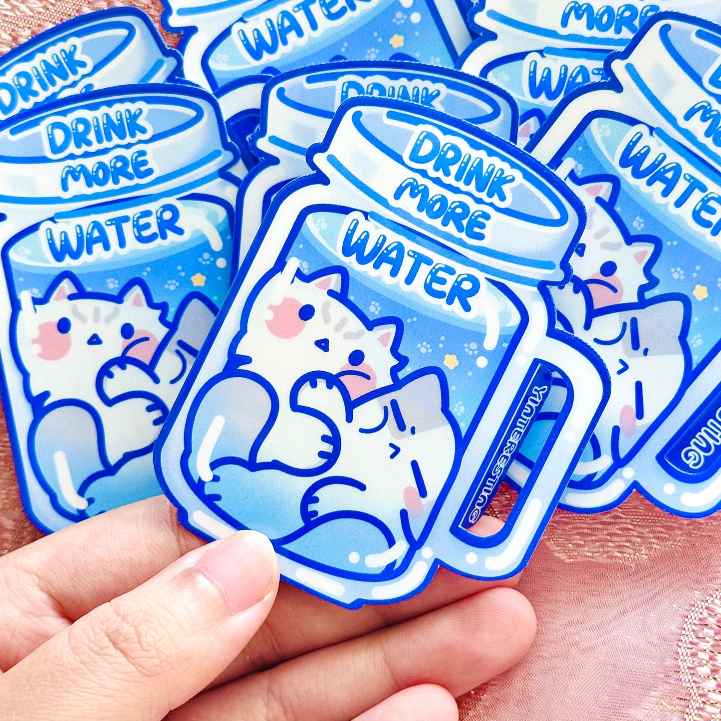 Drink More Water Stay Hydrated Sticker