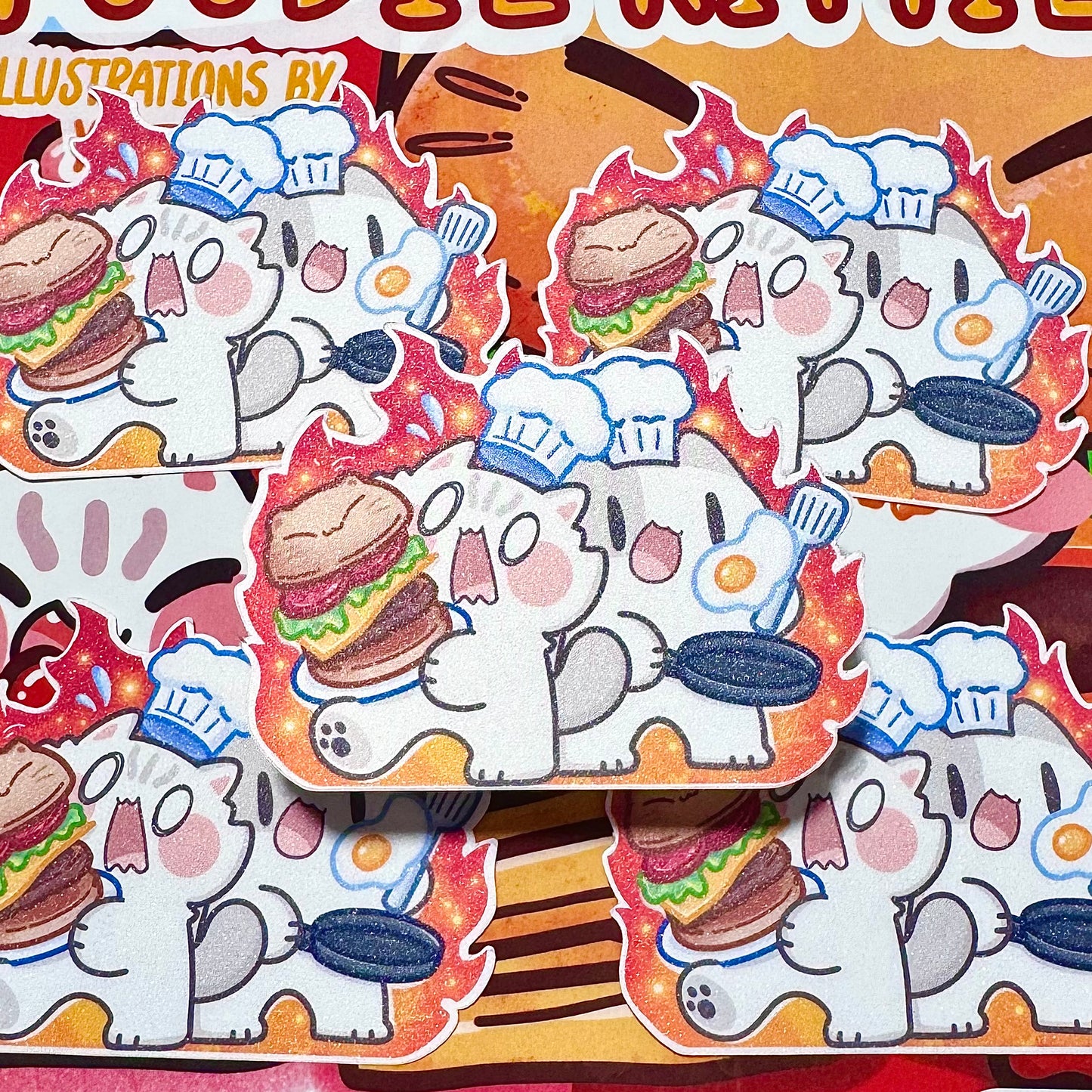 Chef Meows Sticker