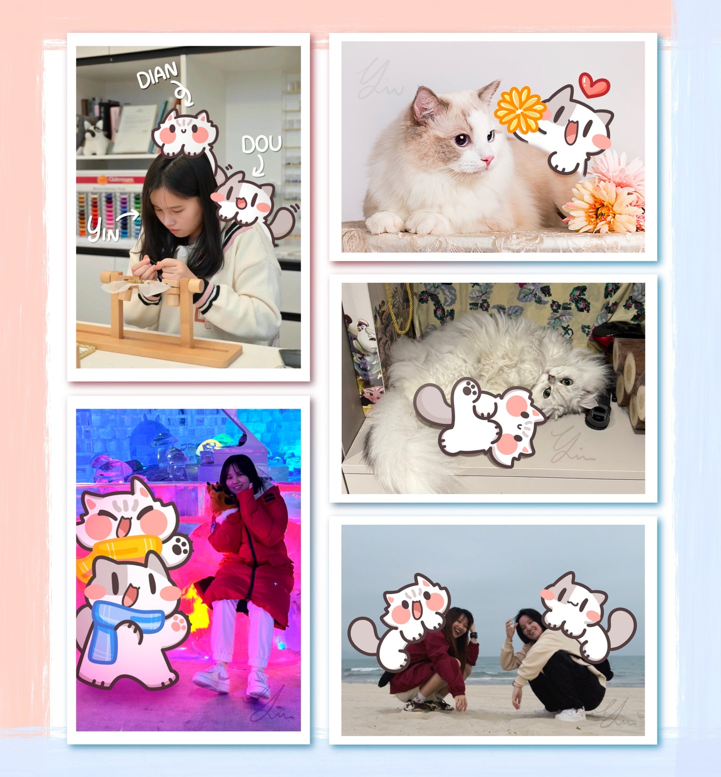 Take a picture with meows!Commission