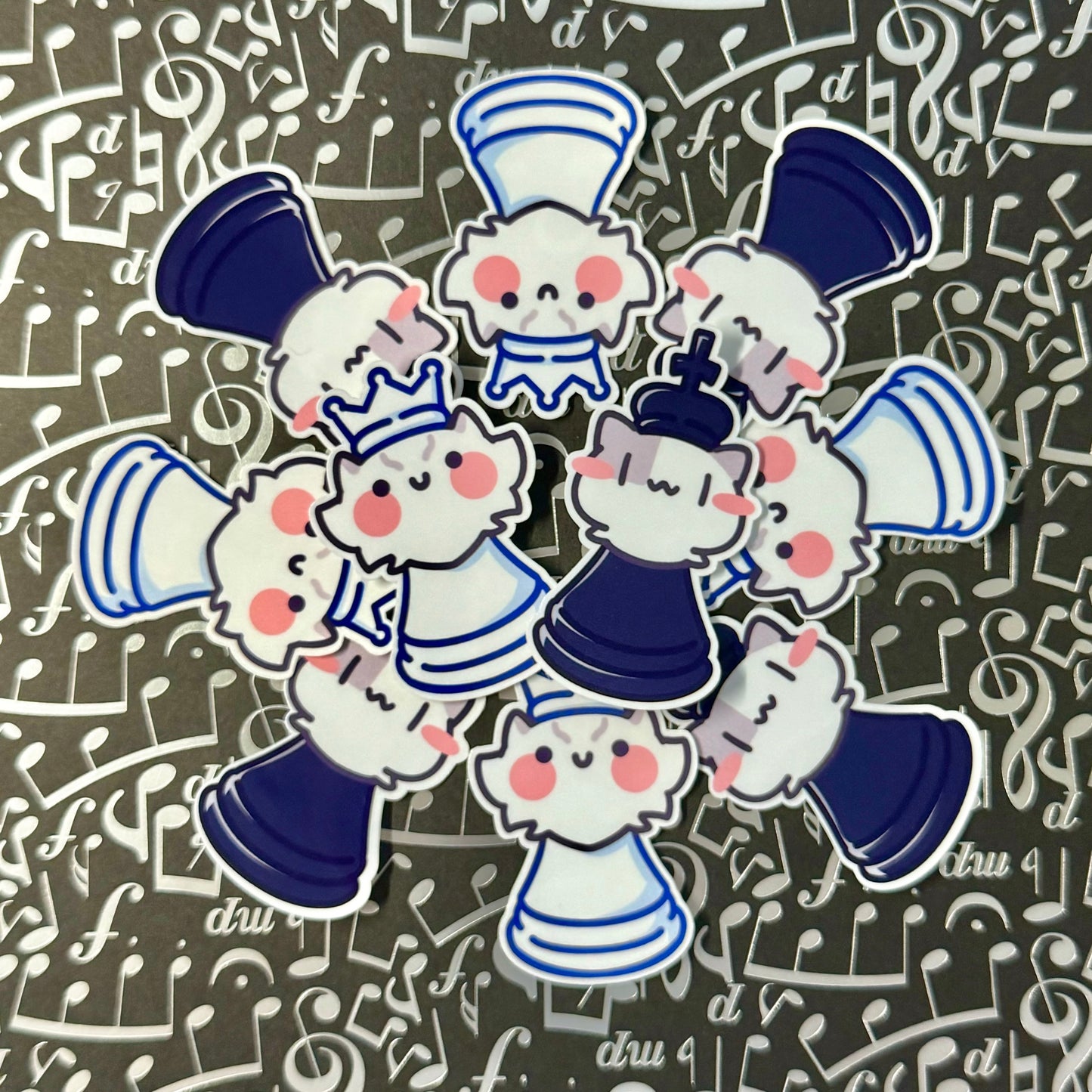 Chess Meows Stickers