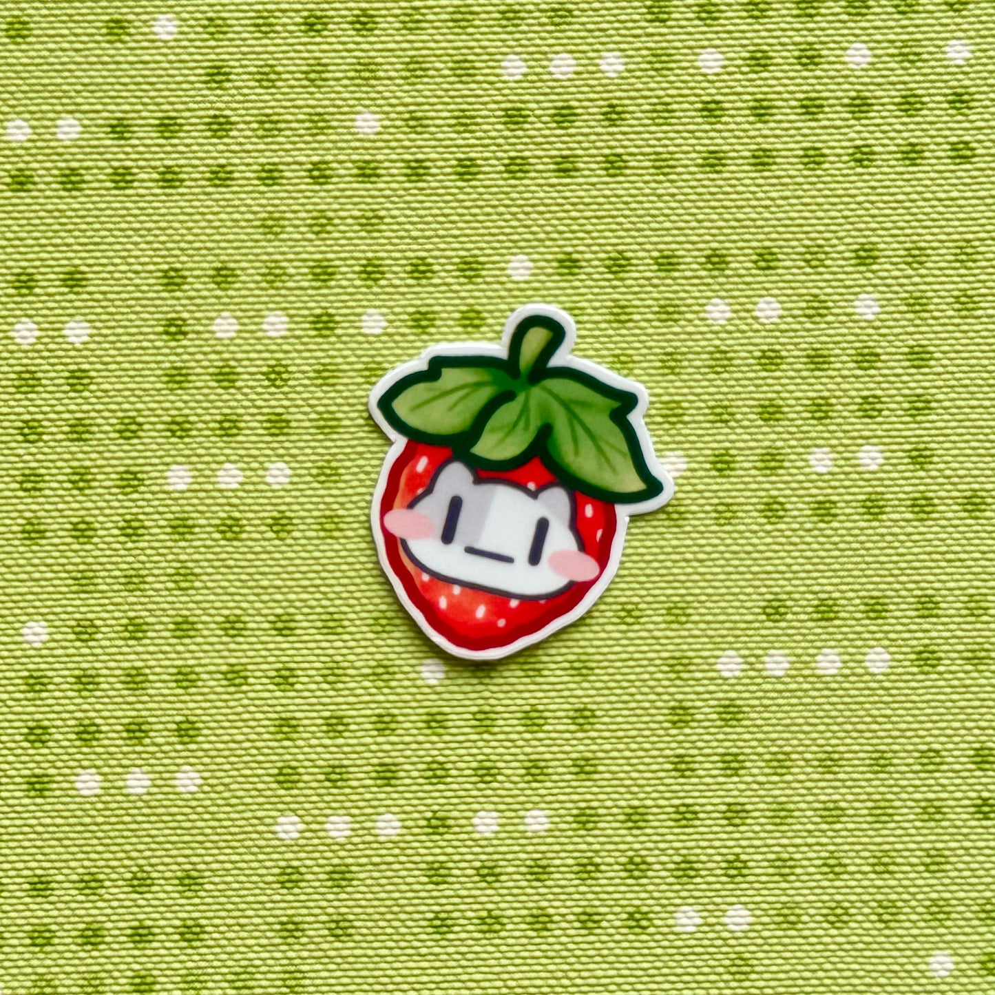Strawberry meow Sticker Set