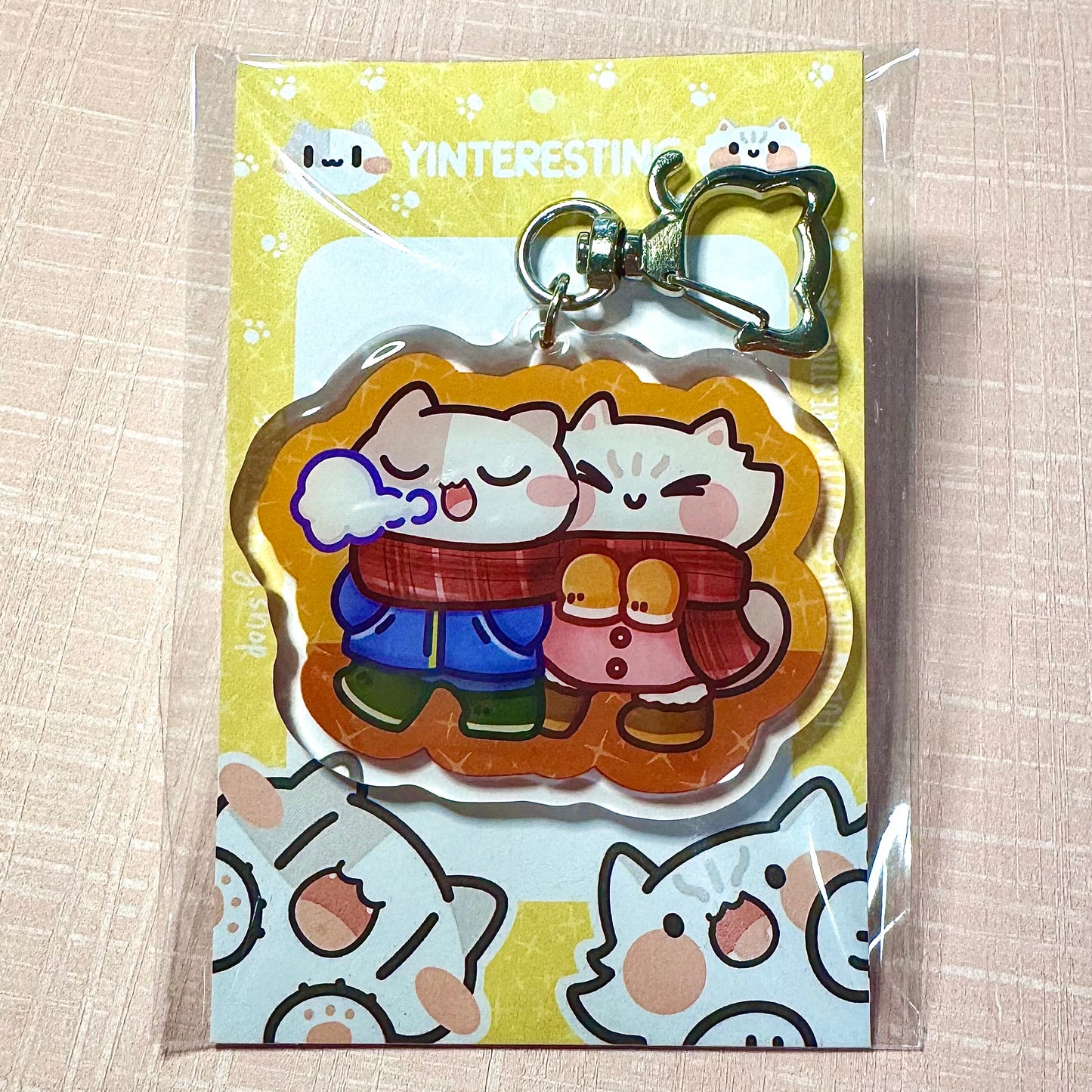 Autumn Meow Keychain