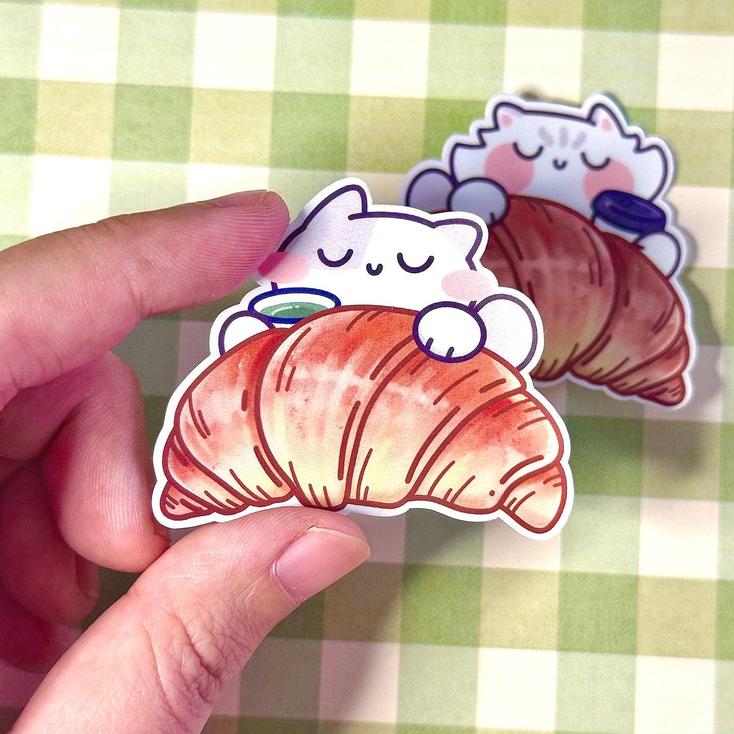 Croissant Cats Stickers