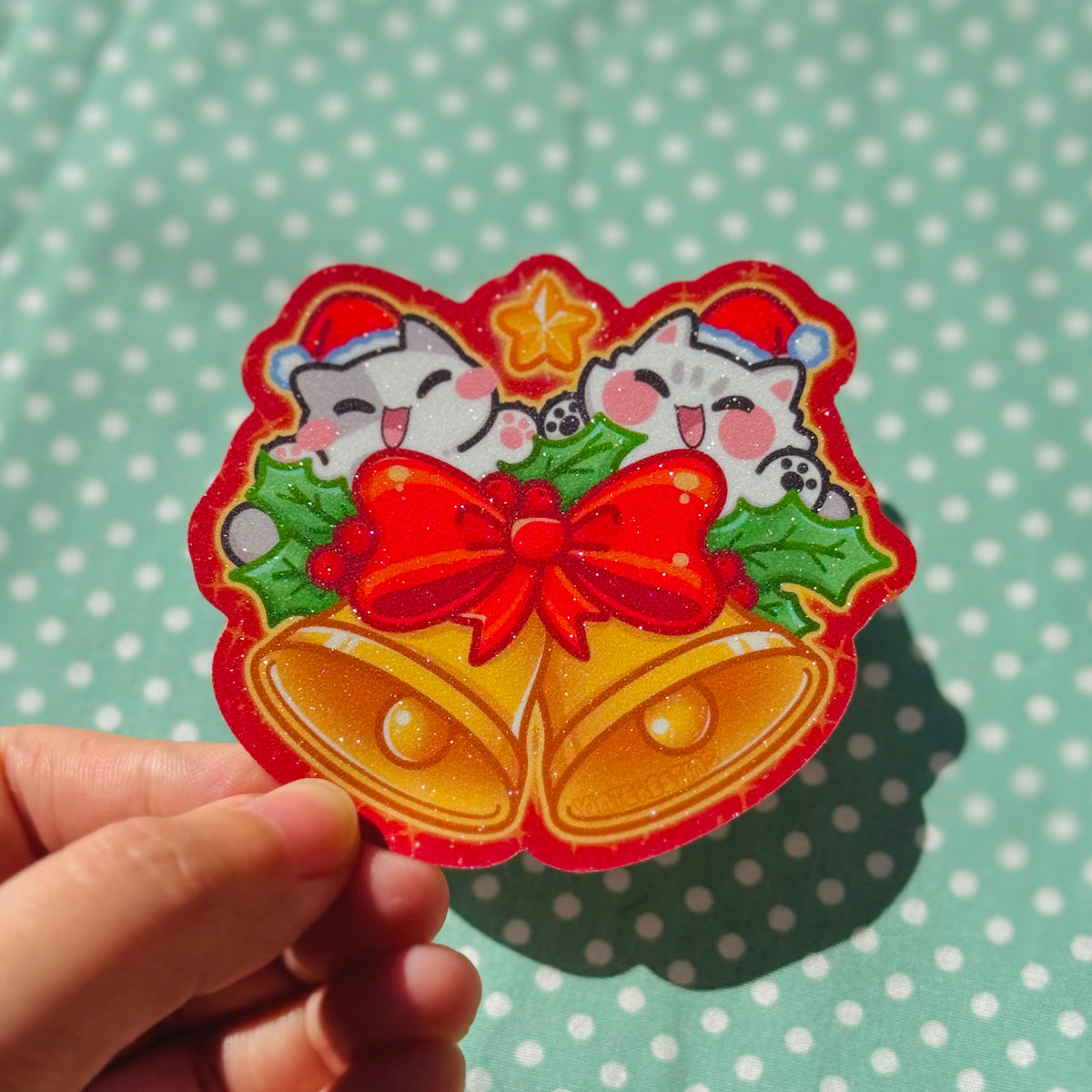 Christmas bells sticker