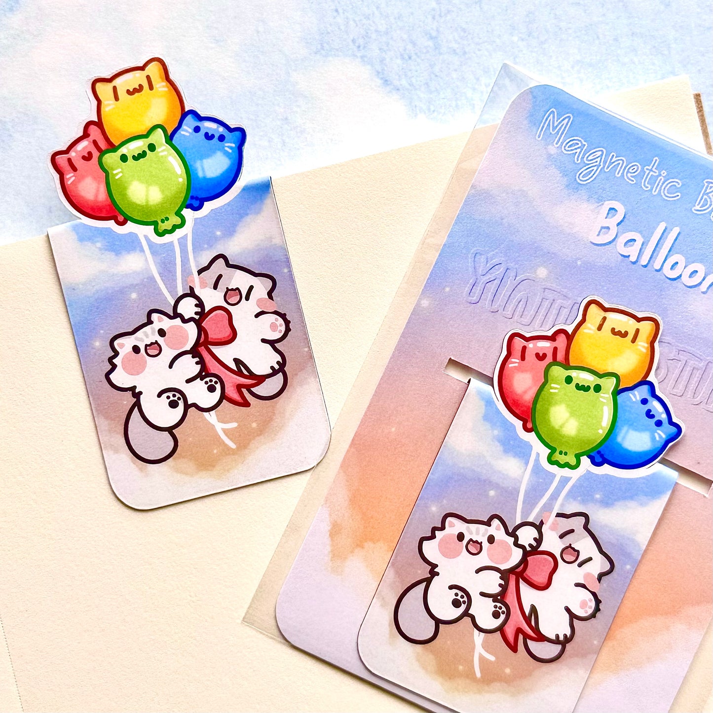 Balloons Magnetic Bookmark