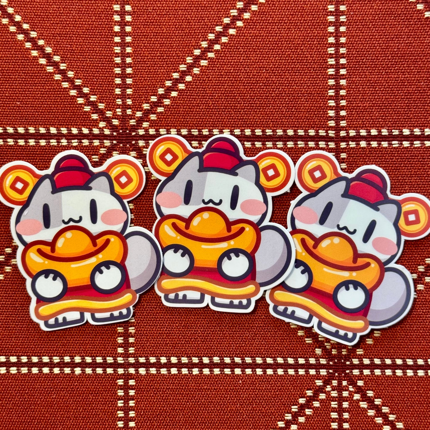 Caishen God of Money and Wealth Sticker