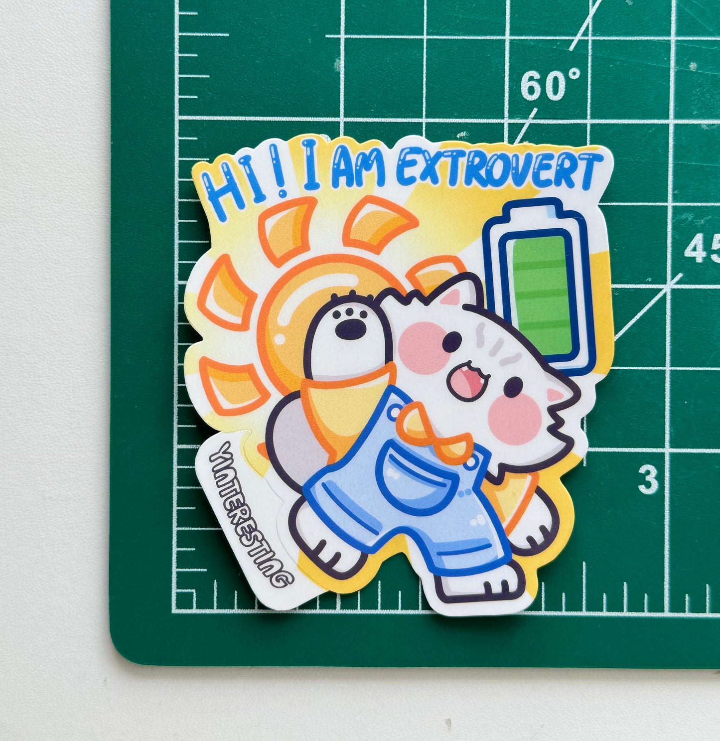 Extrovert Sticker