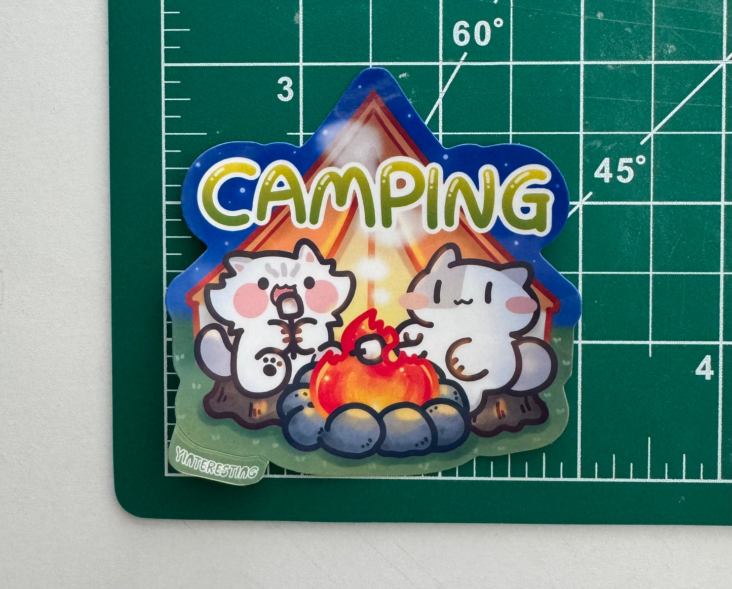 Camping Hiking Sticker
