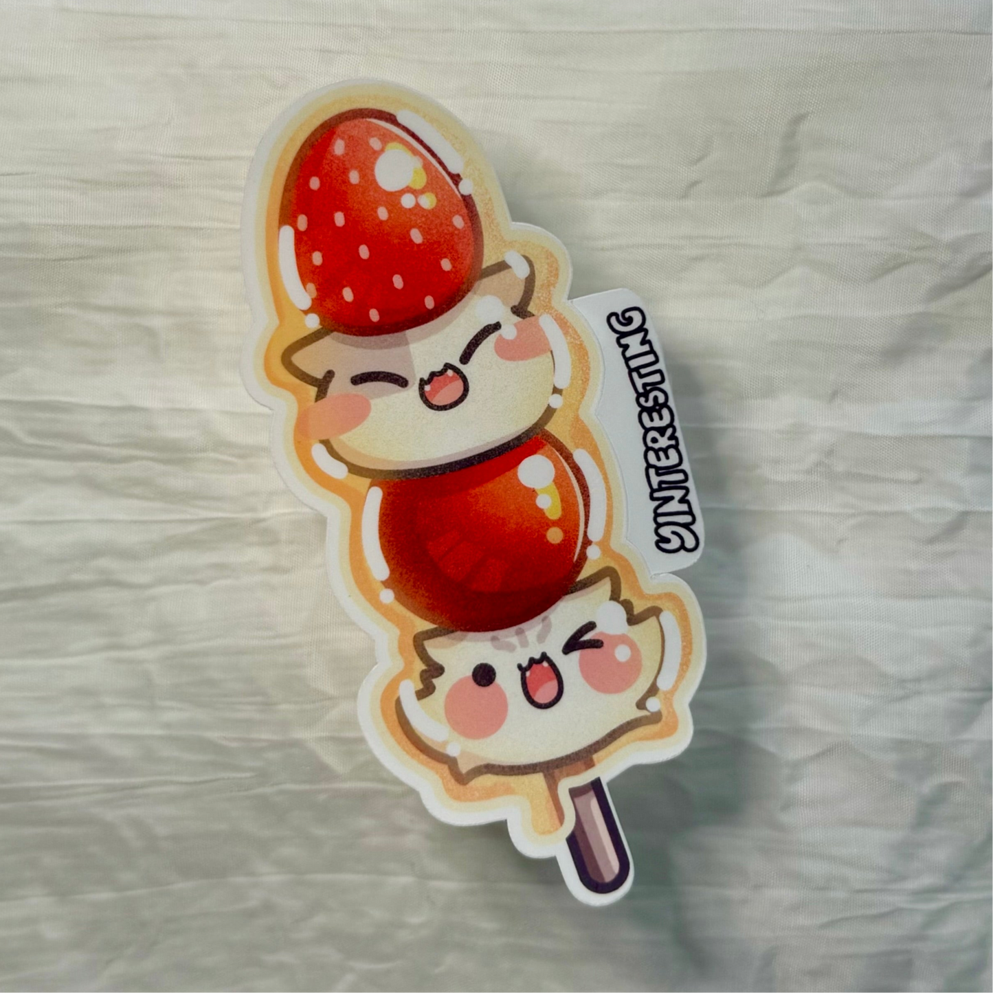 Tanghulu Meow Sticker