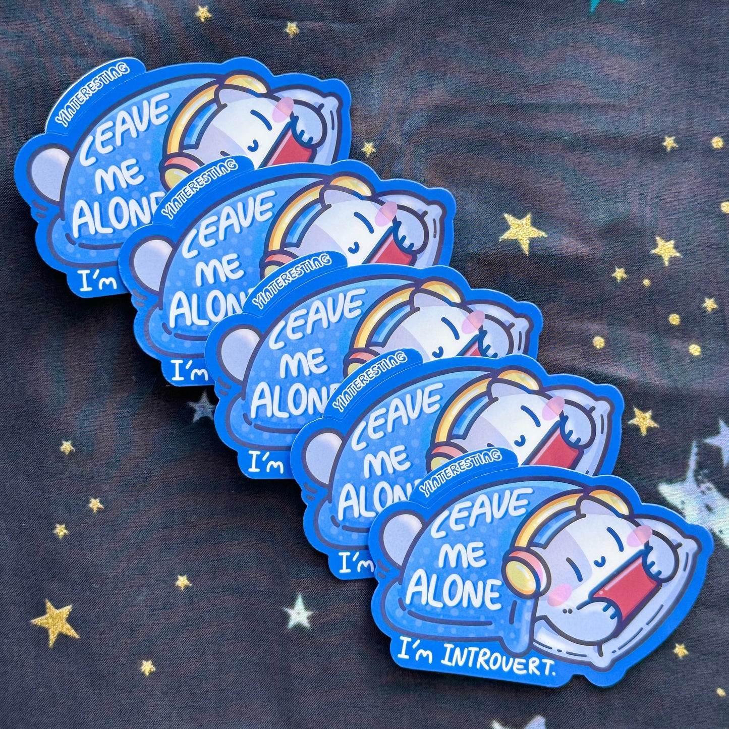 Introvert leave me alone Sticker