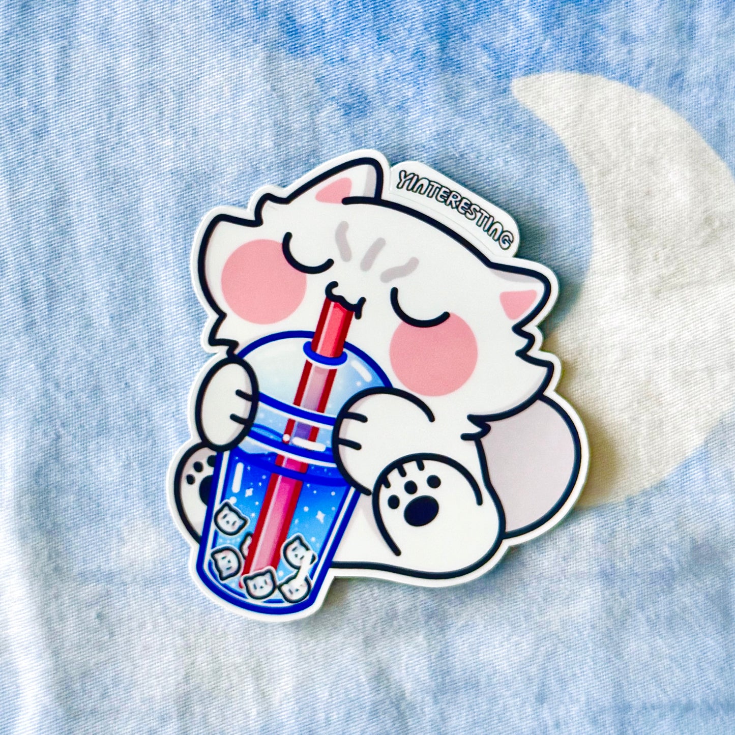 Boba milk tea Dian Sticker
