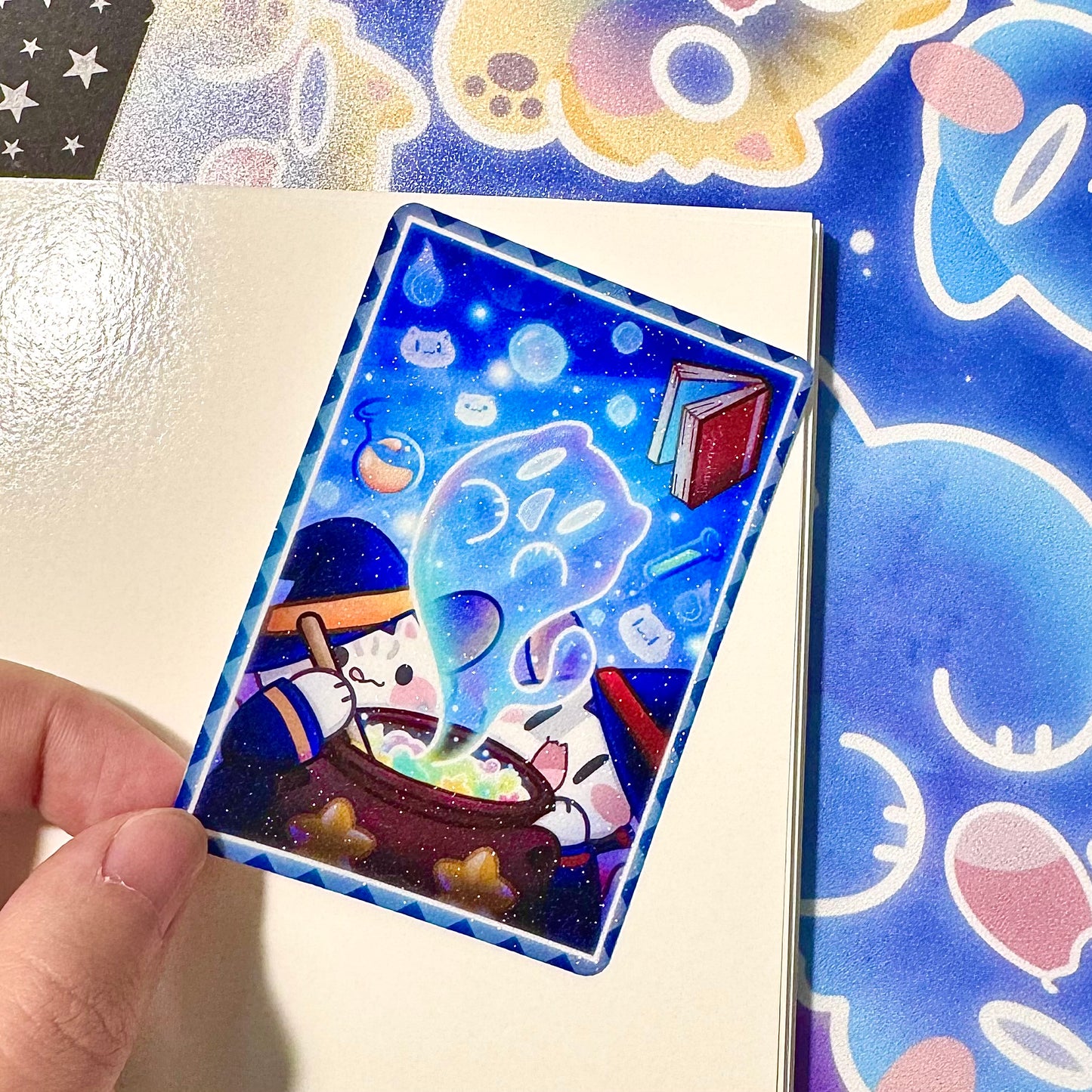 Witch Meows Reusable B5/A5 Sticker Book