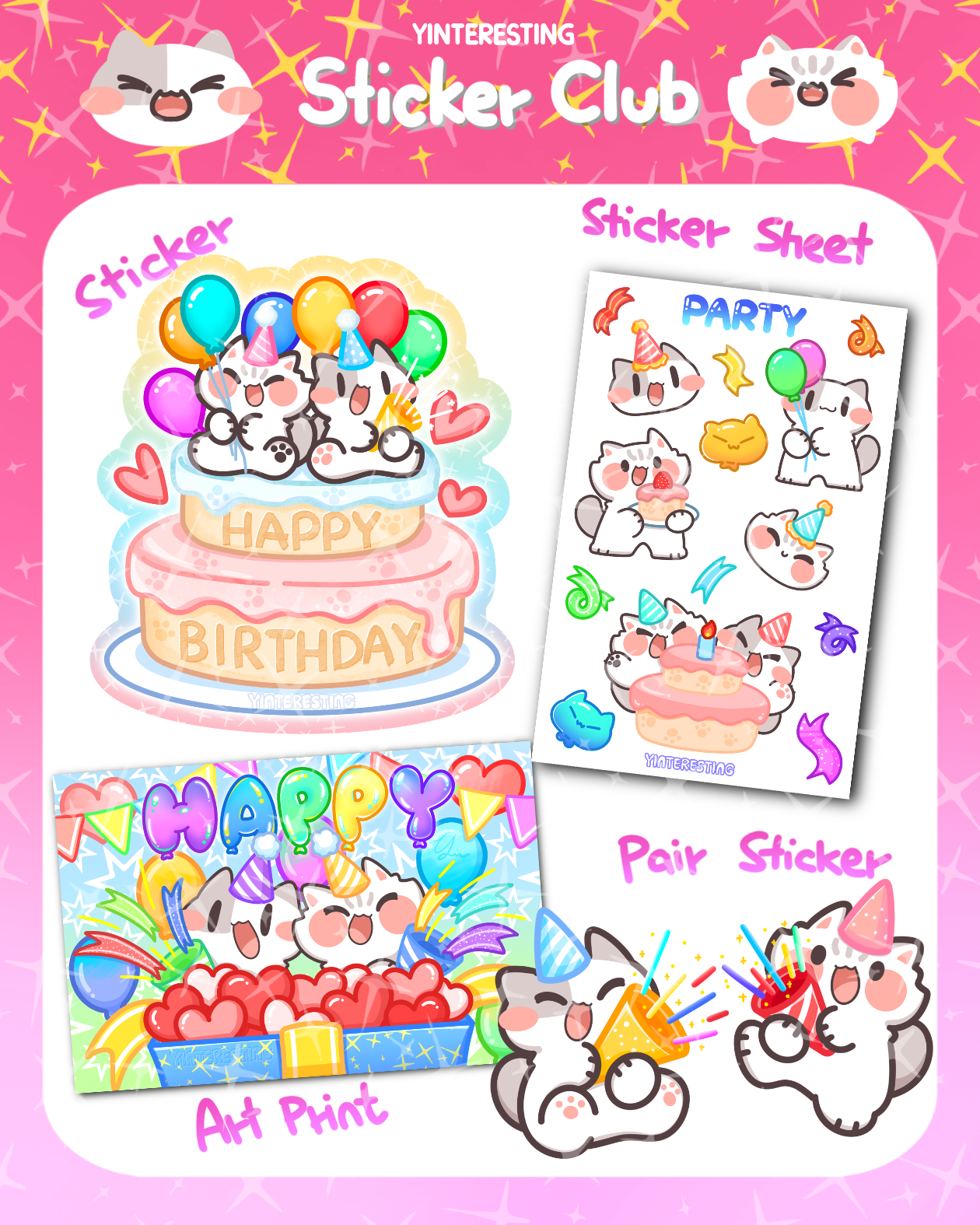 *Sticker Club Member Only*