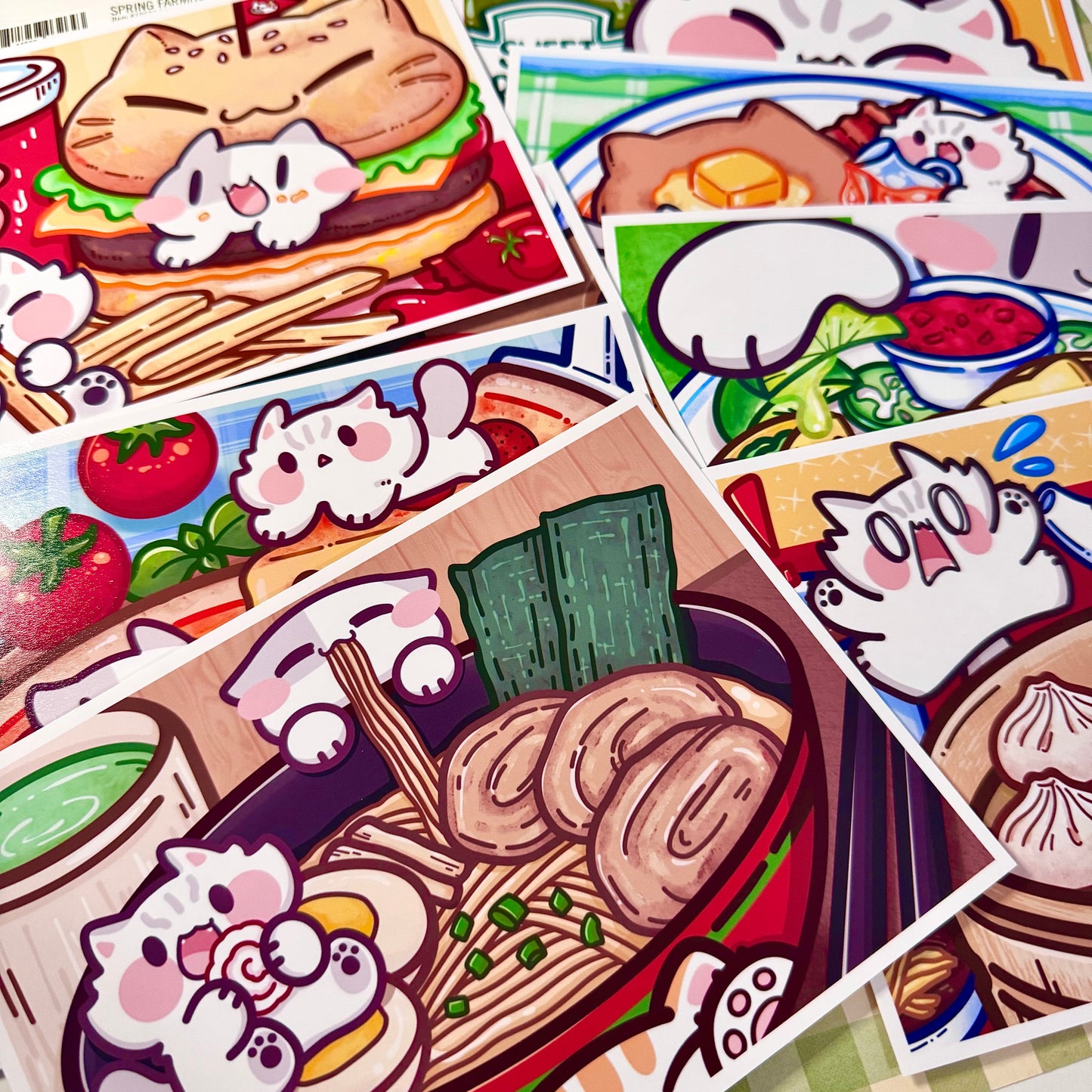 Hot dog meows Art Print
