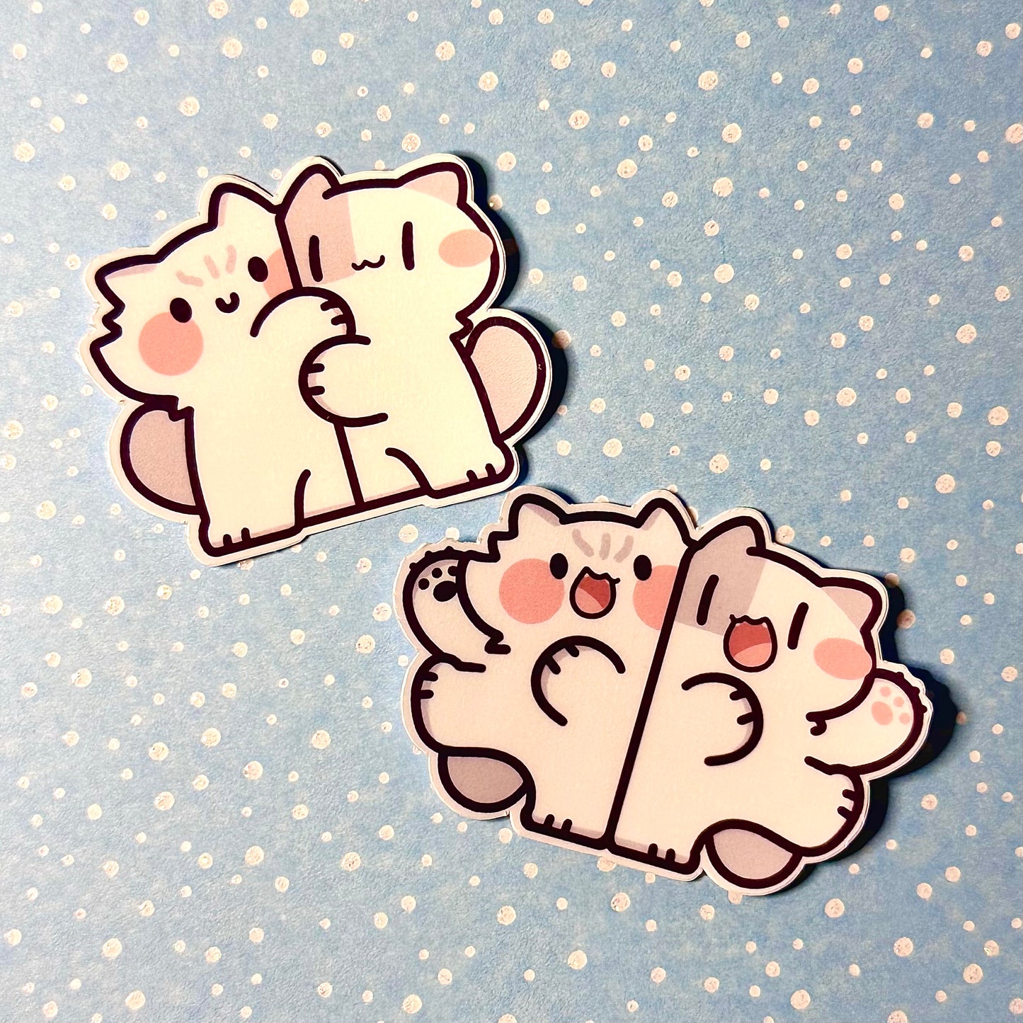 Besties Best Friend Cats Stickers