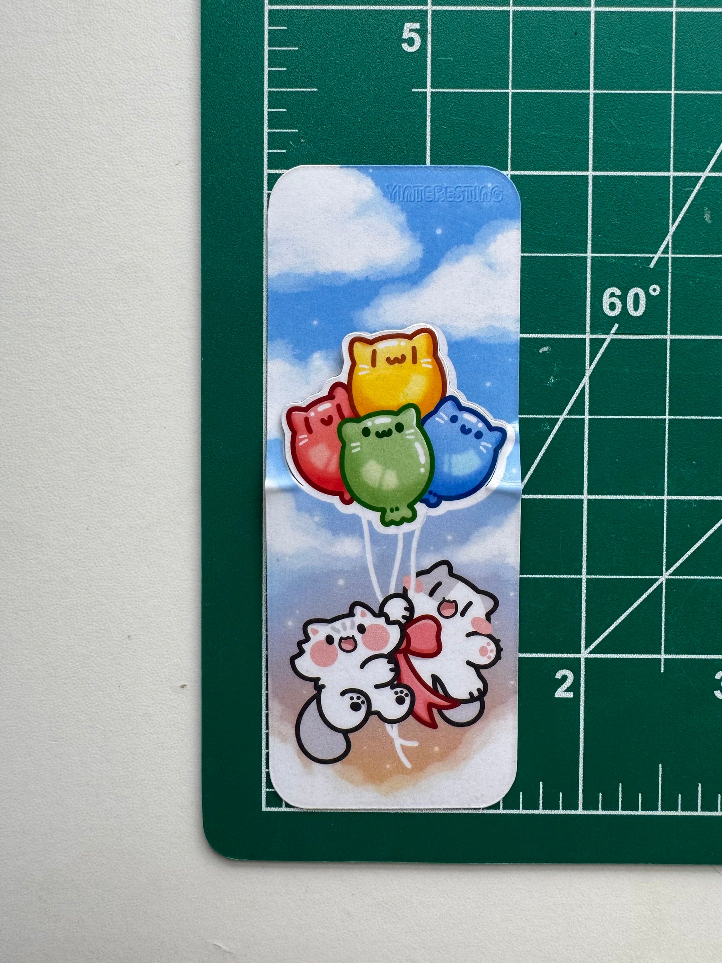 Balloons Magnetic Bookmark