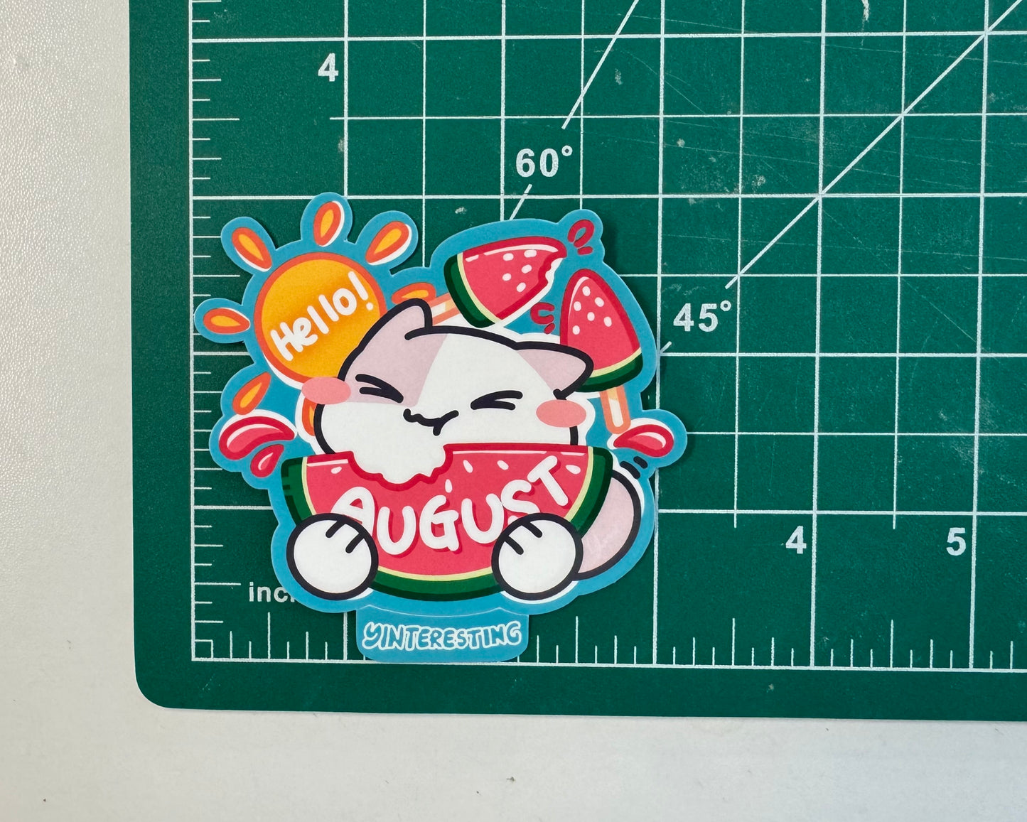 August Sticker of the Month Sticker