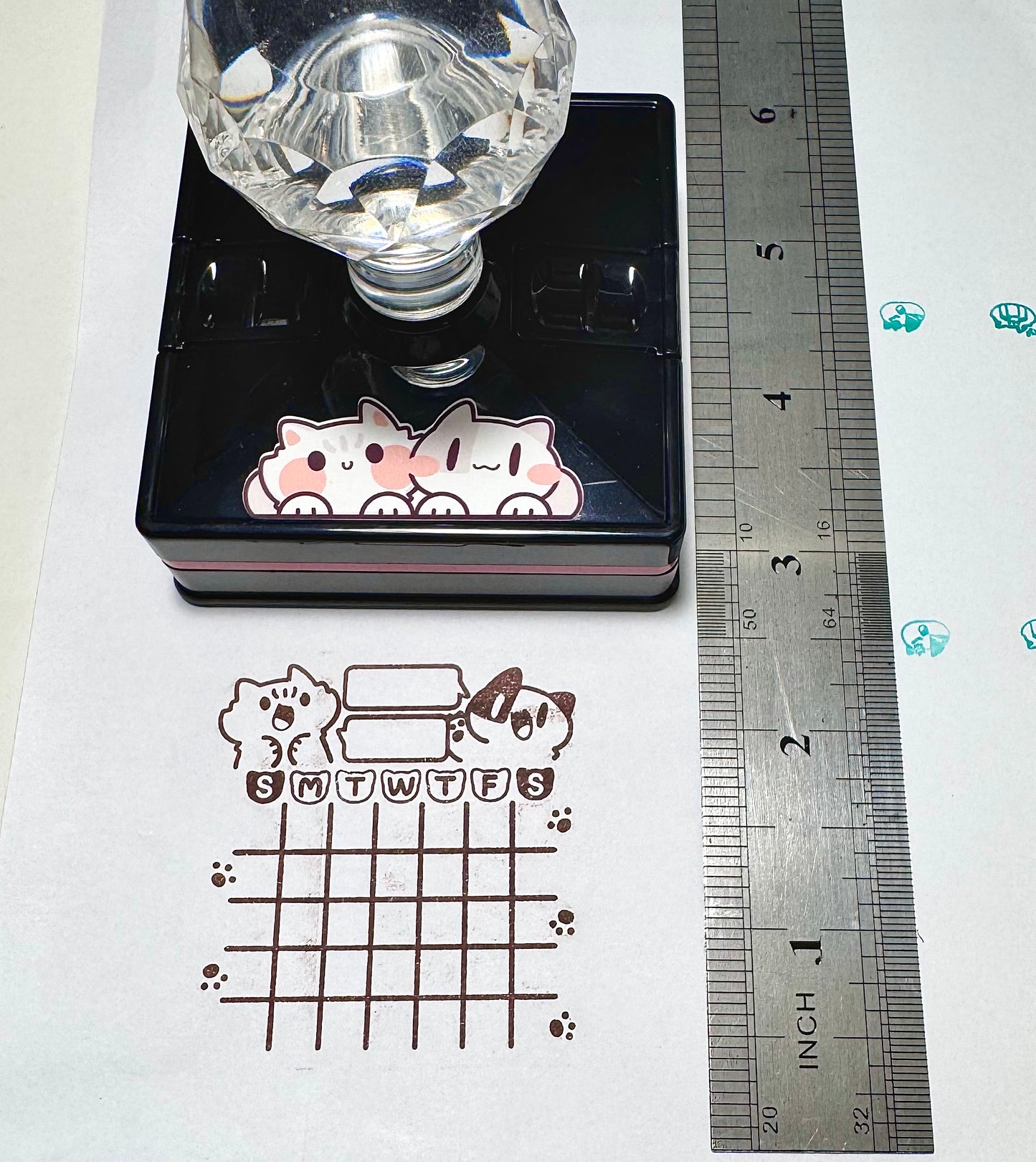 Meow Calendar Stamps
