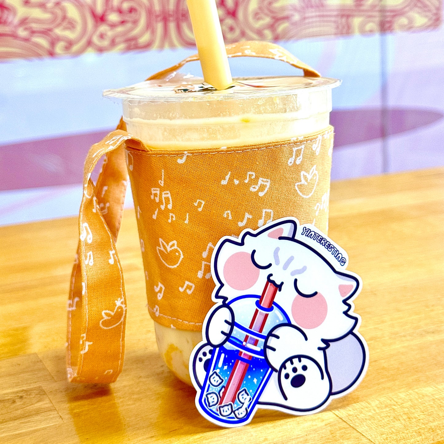 Boba milk tea Dian Sticker