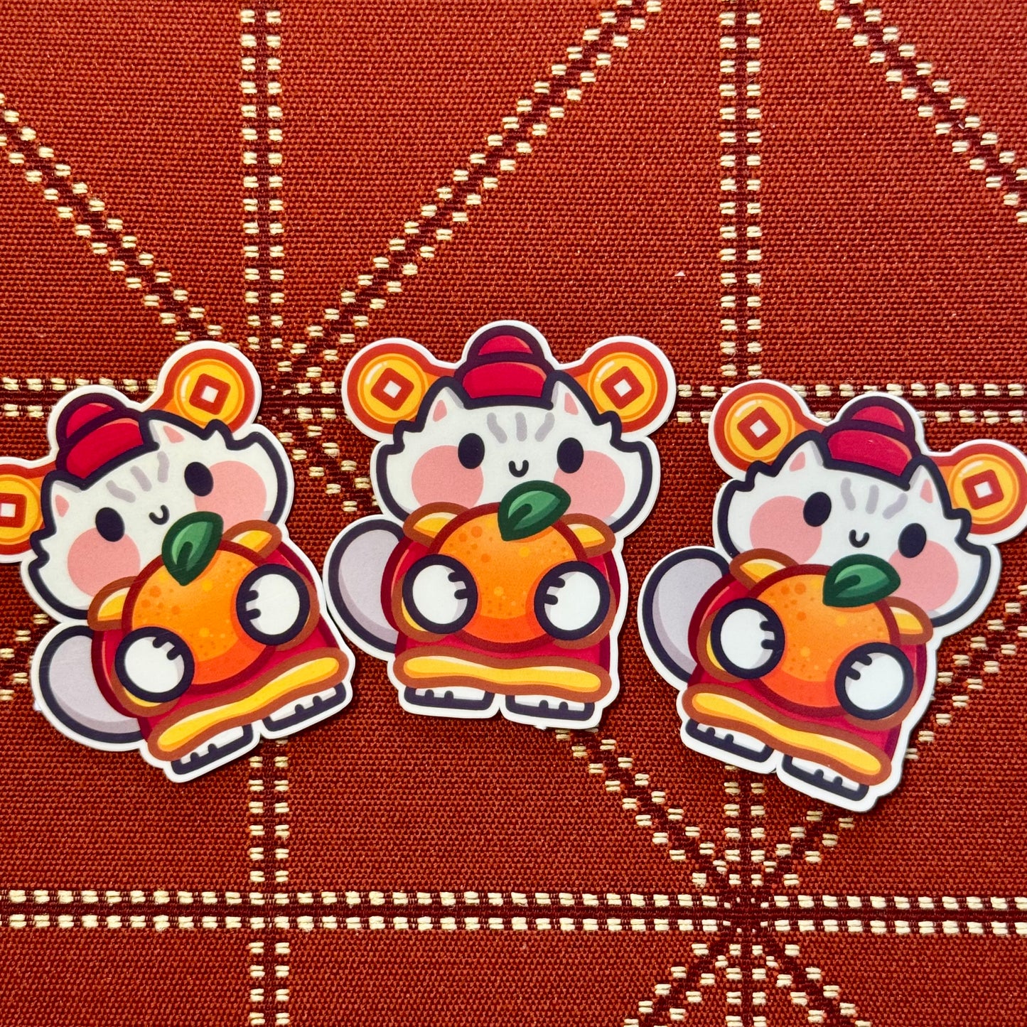 Caishen God of Money and Wealth Sticker