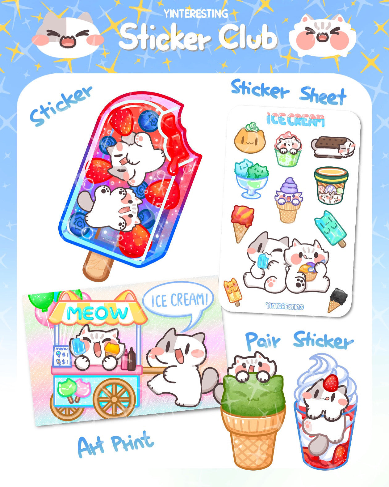 *Sticker Club Member Only*