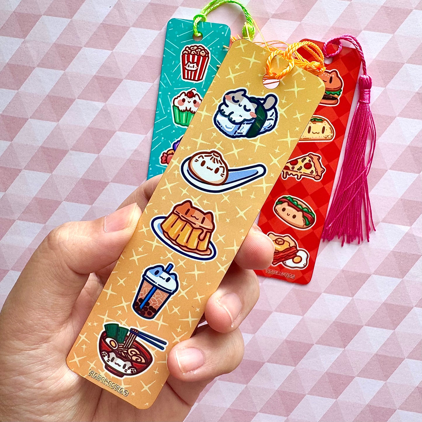 Foodie kitties Metal Bookmark