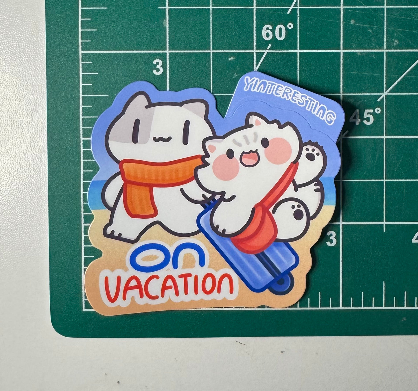 On vacation Sticker