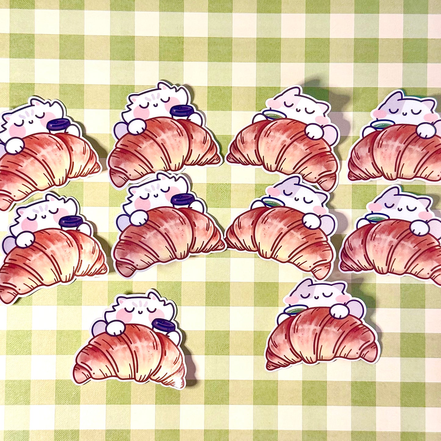 Croissant Cats Stickers