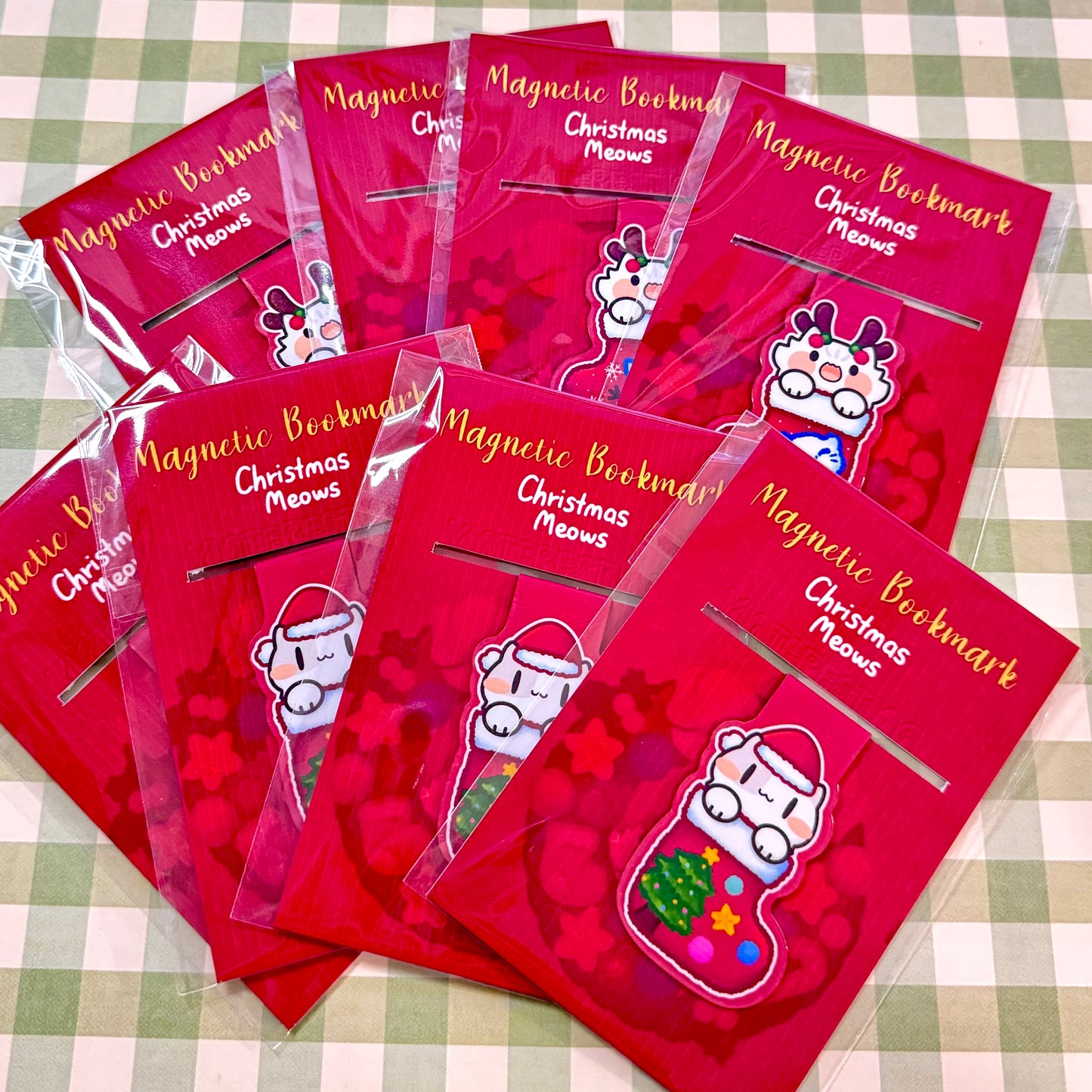 Christmas stockings Magnetic Bookmark
