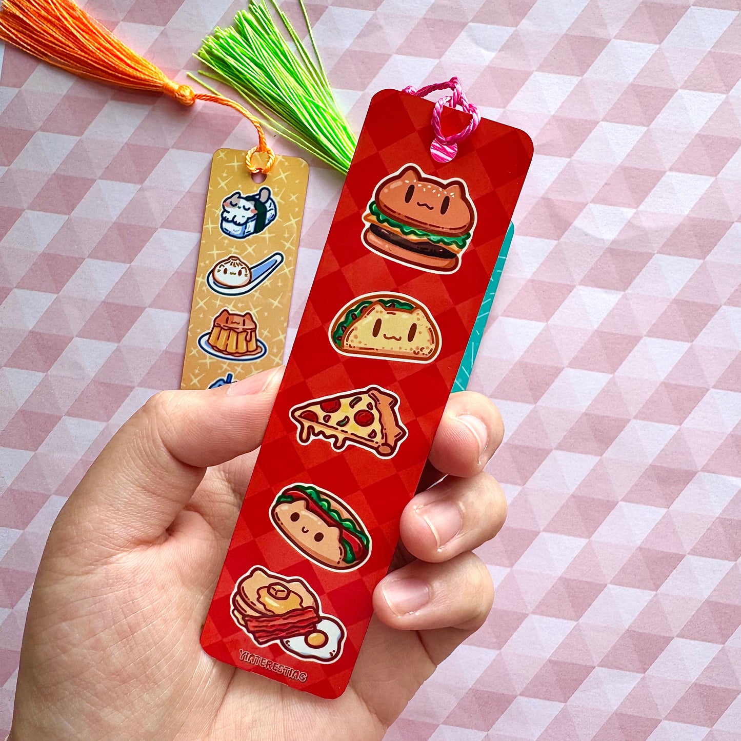 Foodie kitties Metal Bookmark