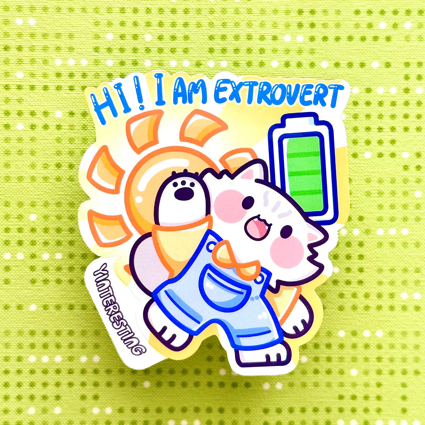 Extrovert Sticker