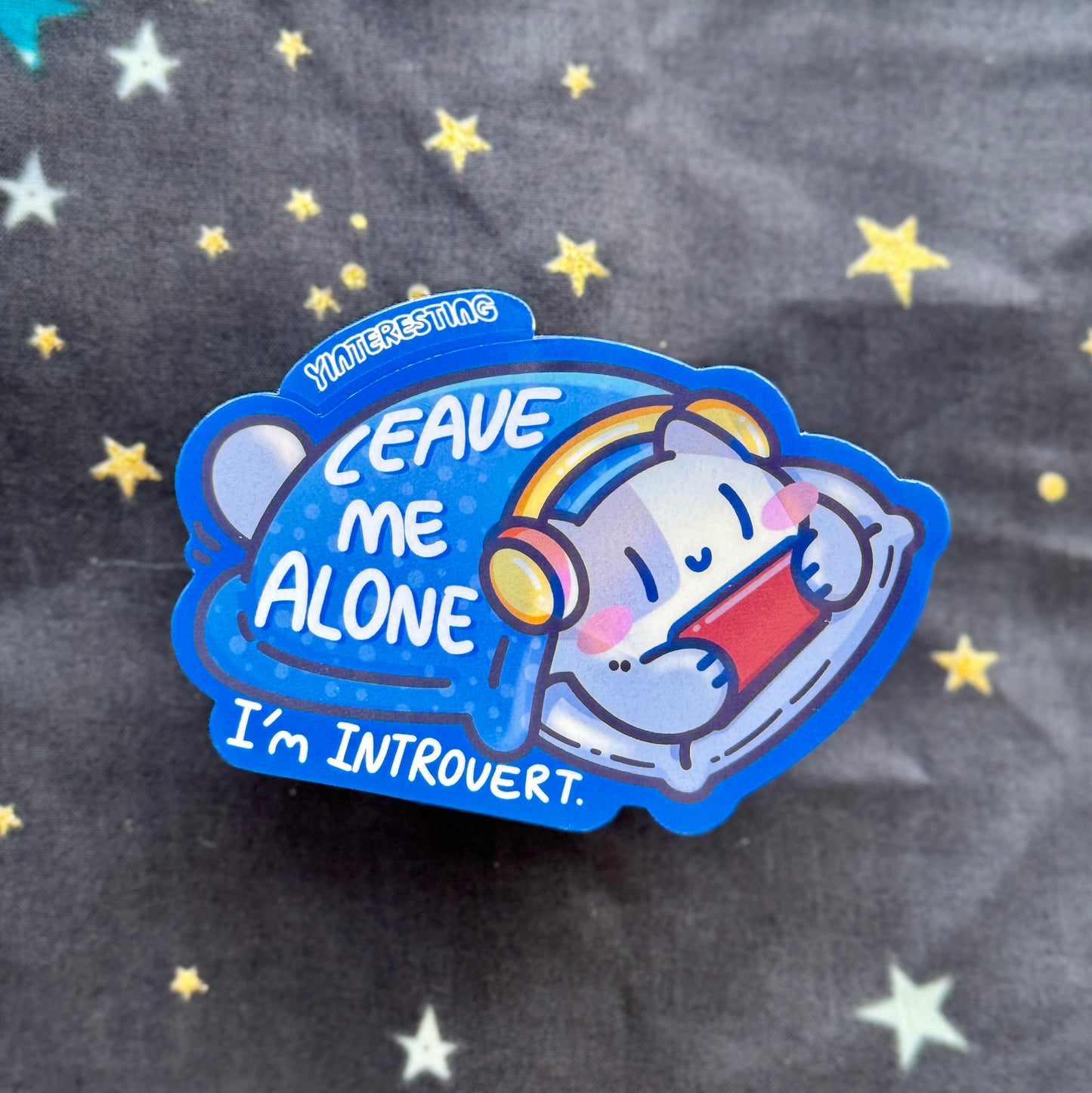 Introvert leave me alone Sticker