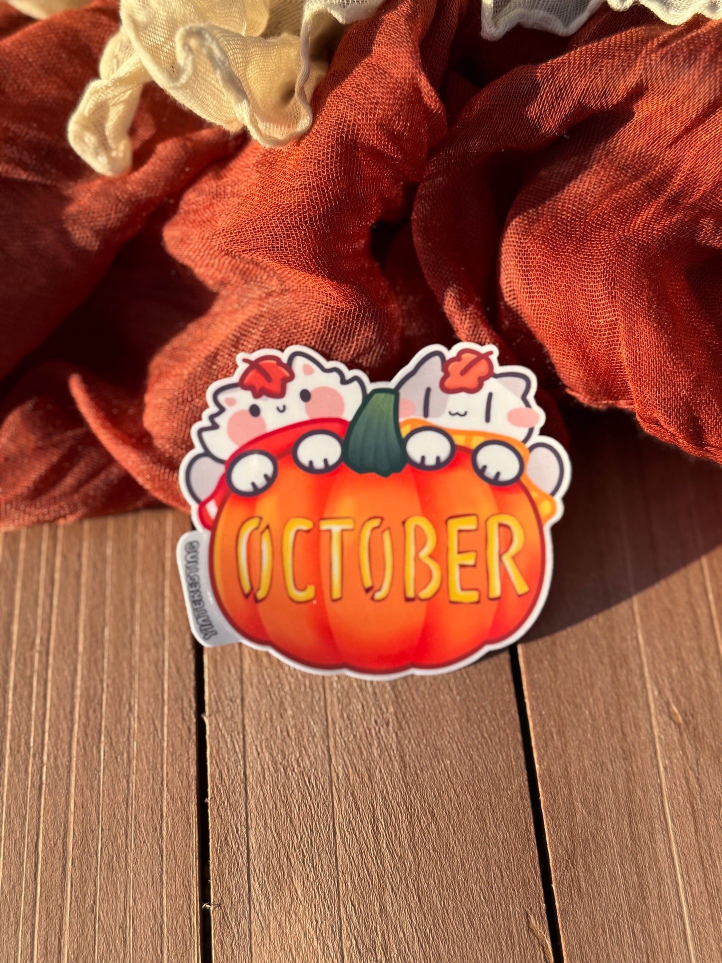 October Sticker of the Month Sticker