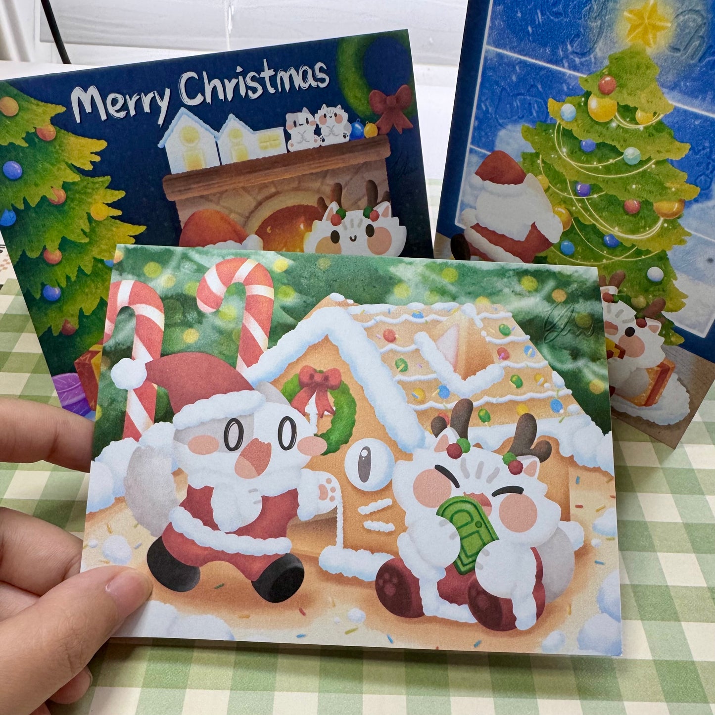 Merry Christmas Greeting cards , 4.25” x 5.5”