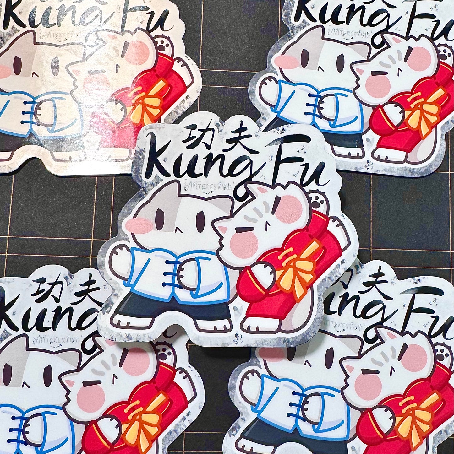 KungFu meow Sticker