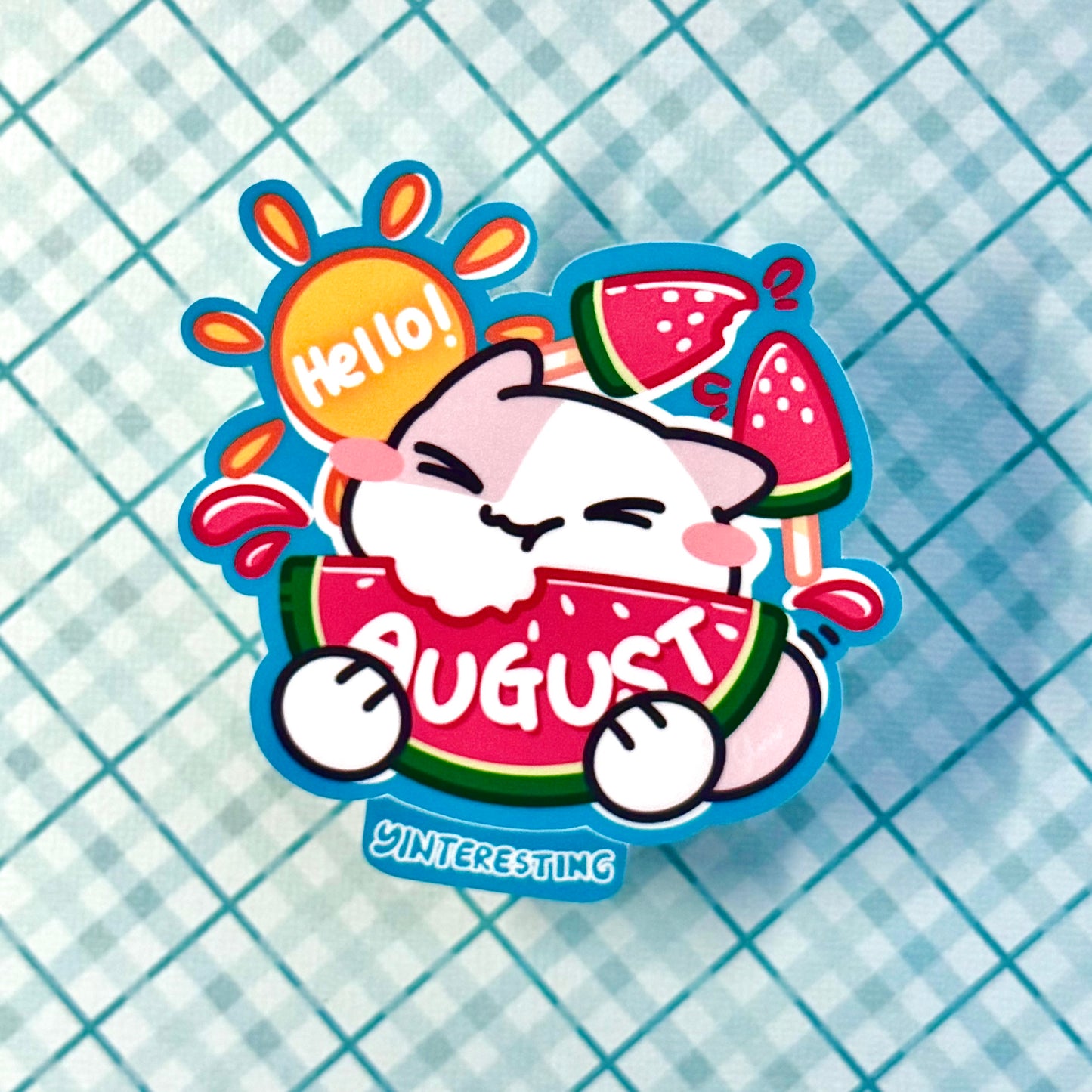 August Sticker of the Month Sticker