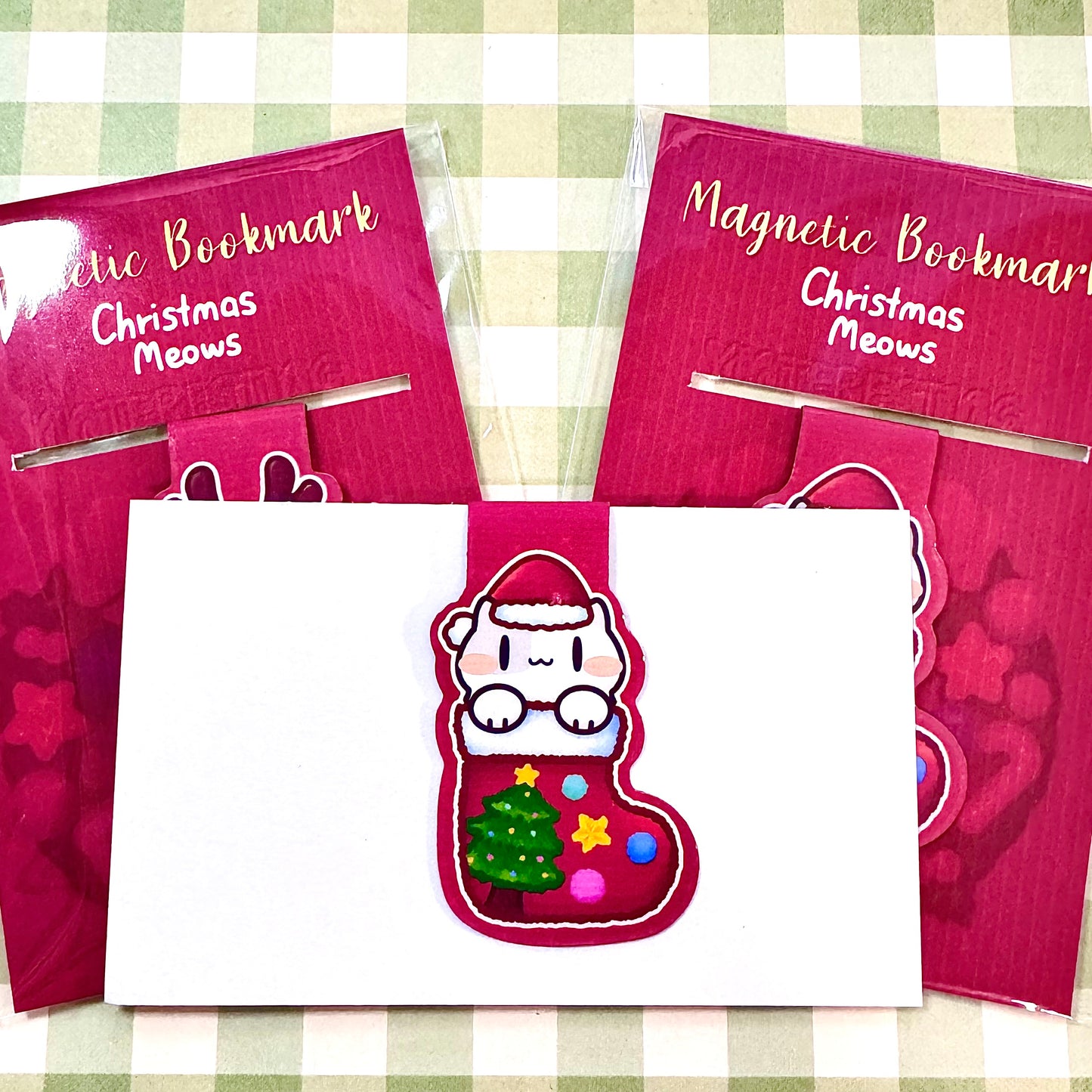 Christmas stockings Magnetic Bookmark