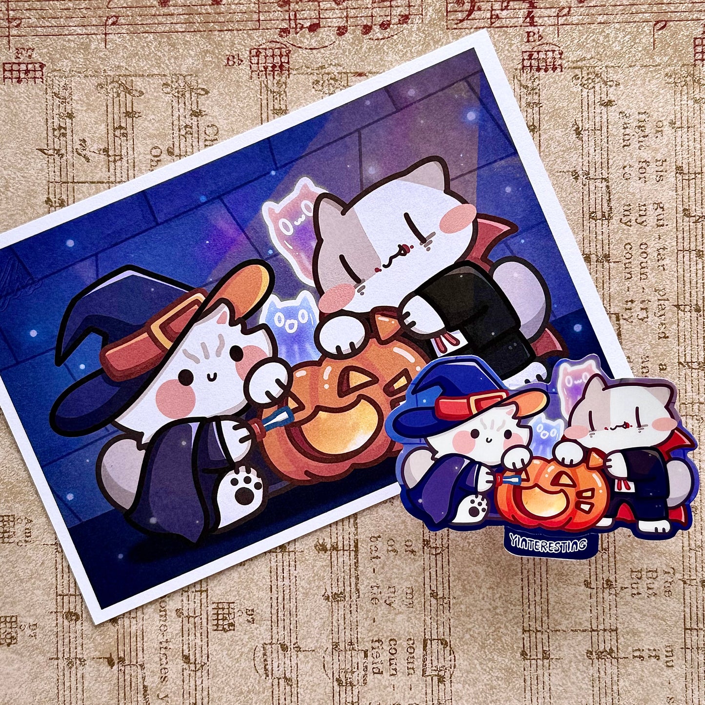 Halloween Jack o lantern Sticker