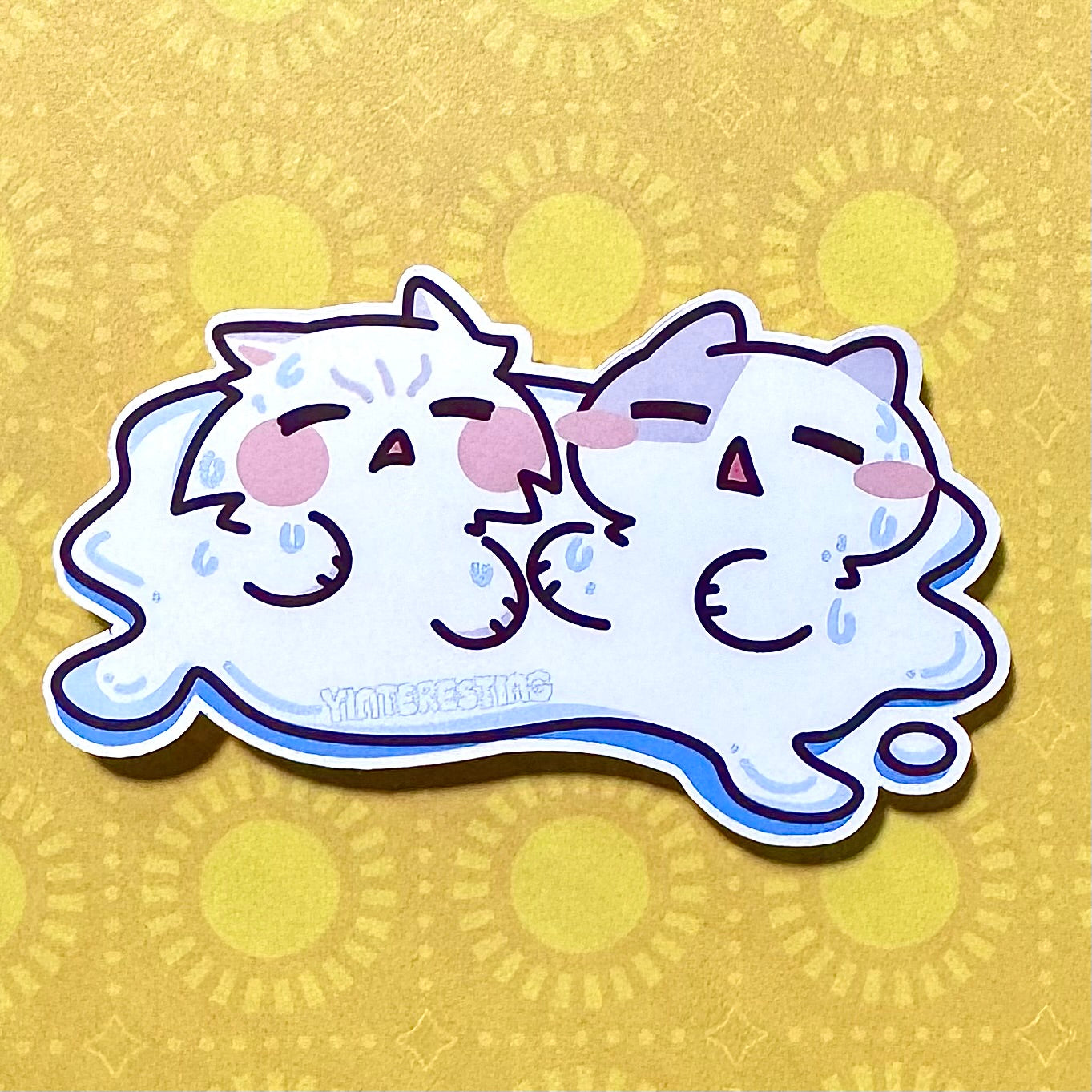 Melting Meows Sticker