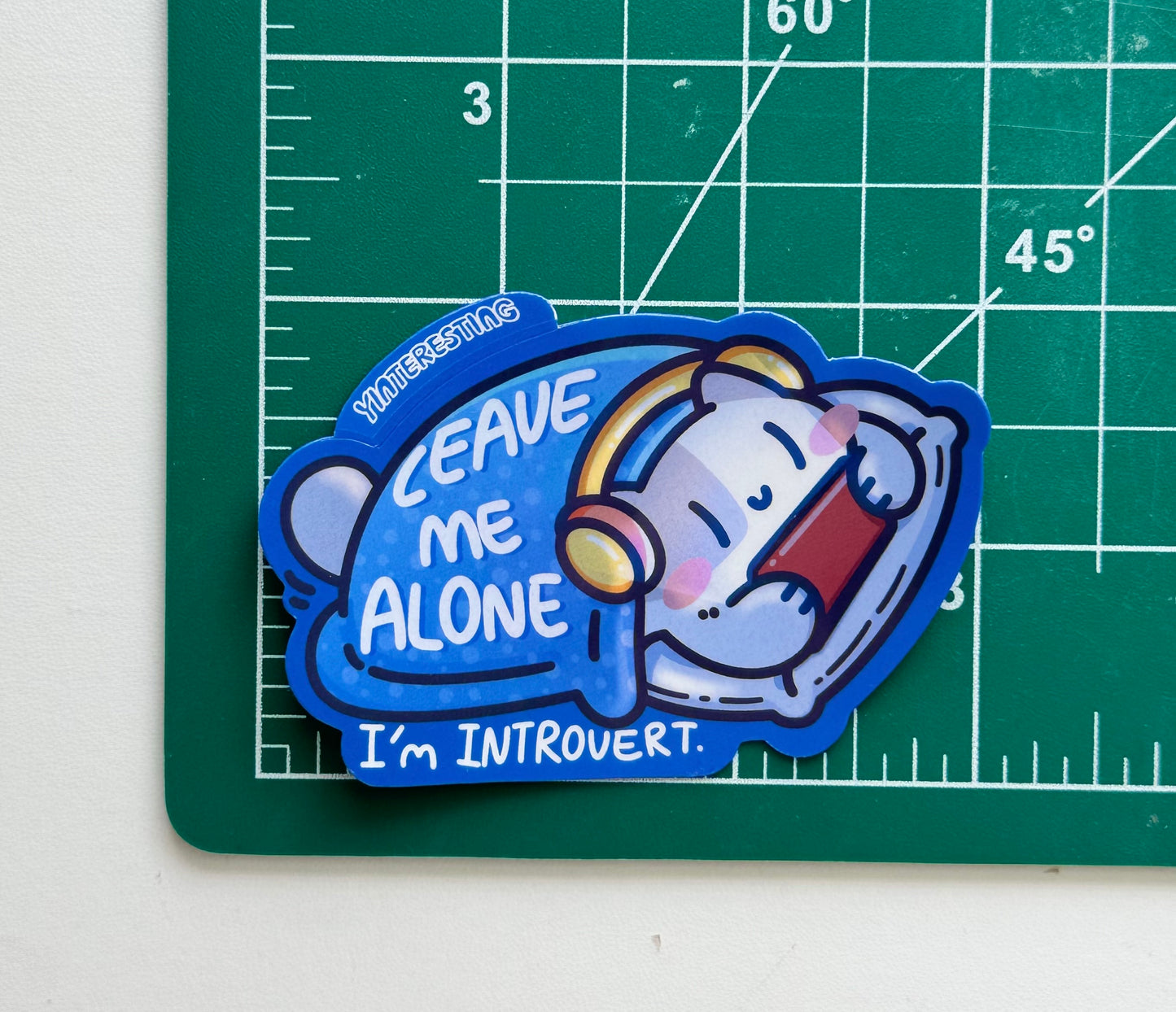 Introvert leave me alone Sticker