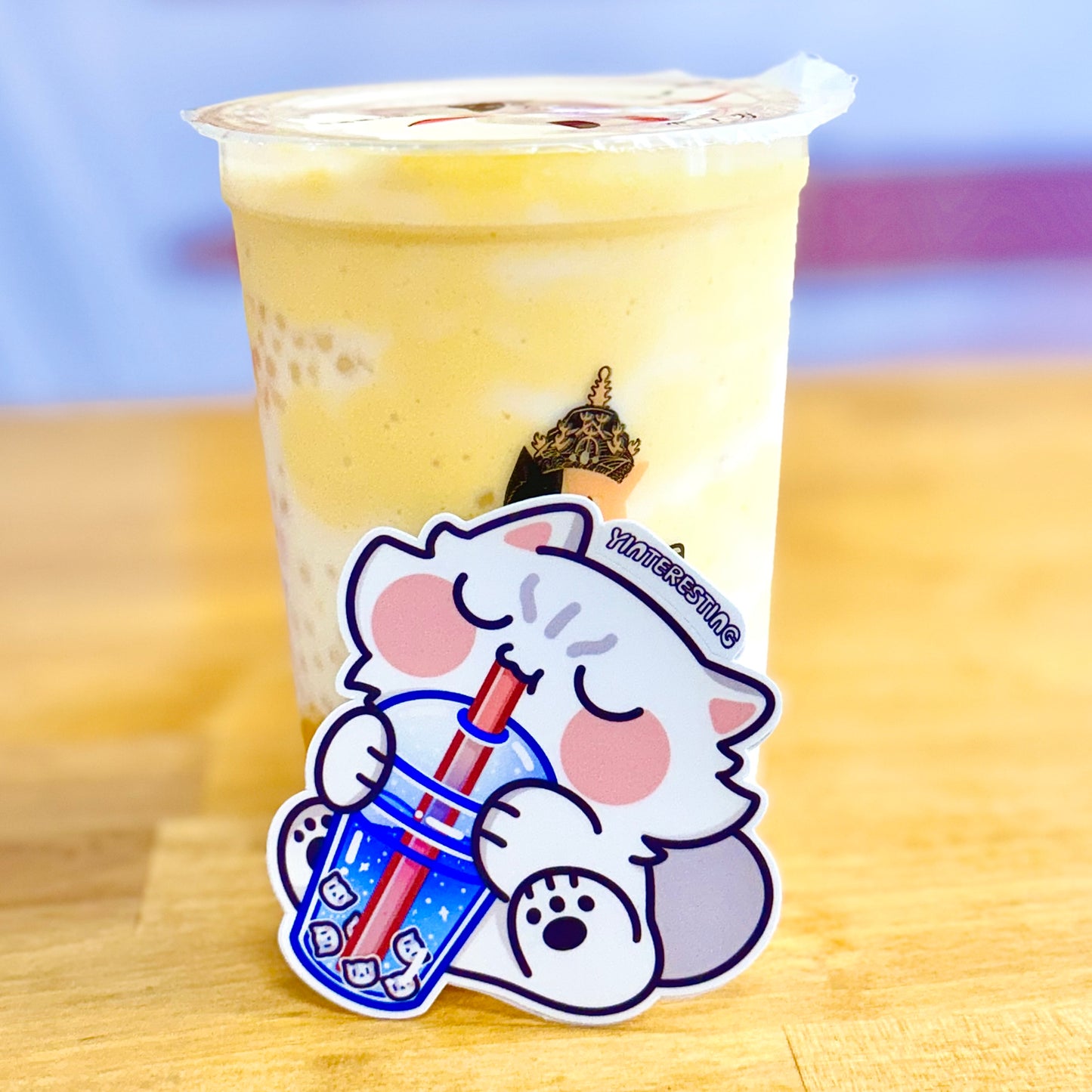 Boba milk tea Dian Sticker