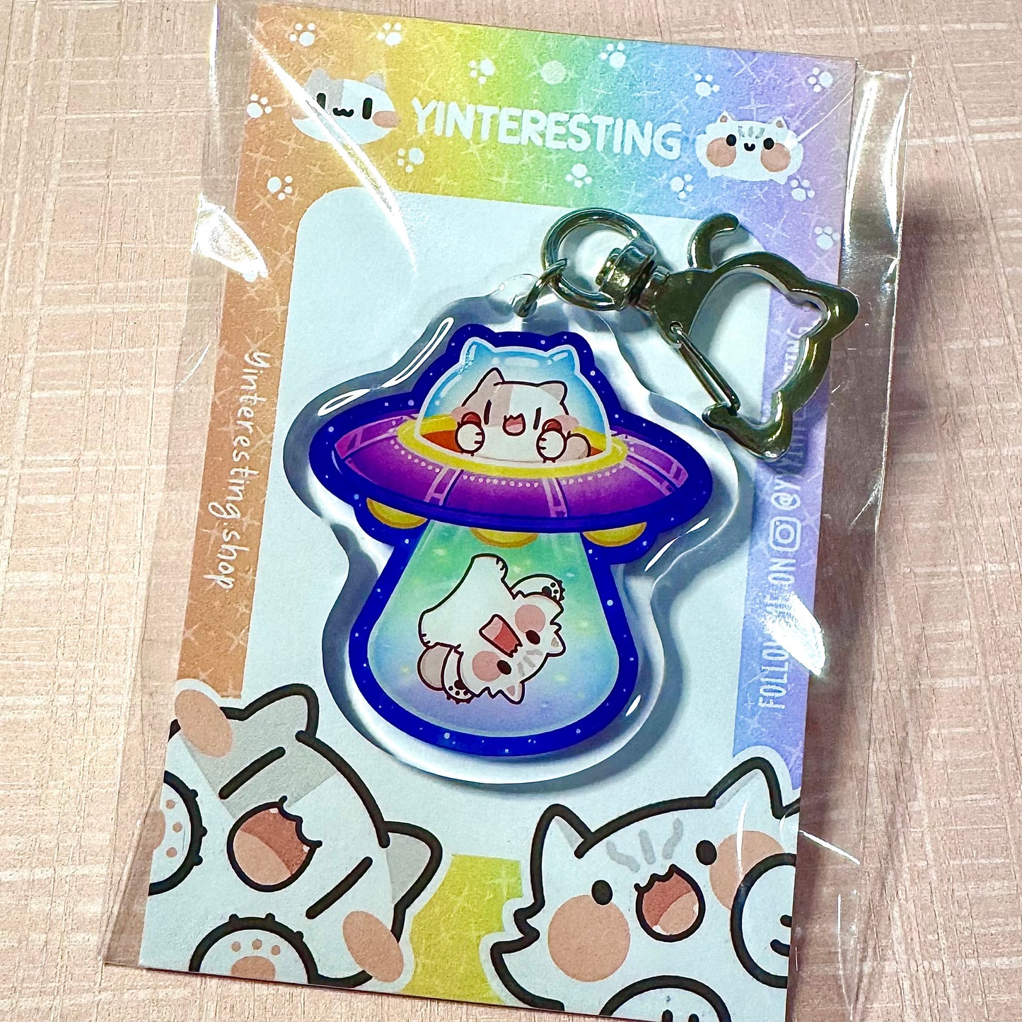 UFO Meow Keychain