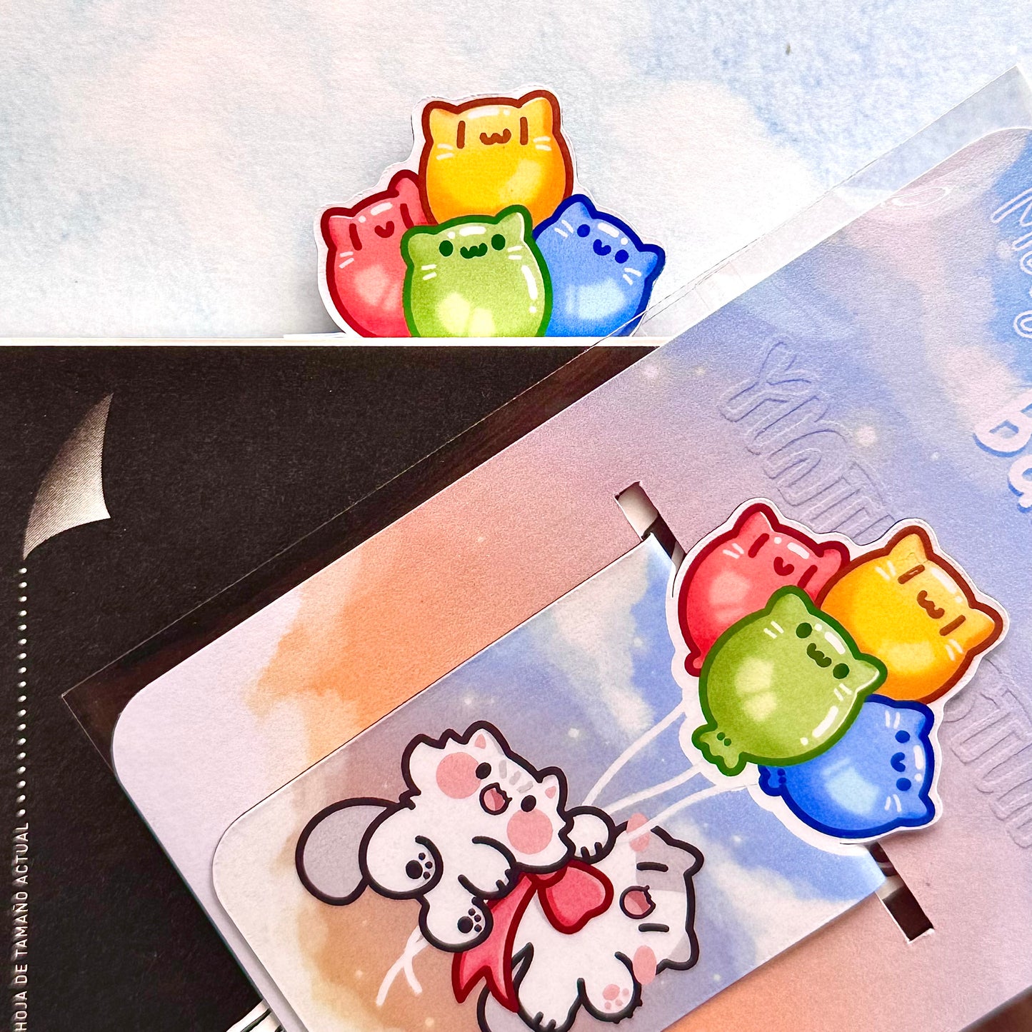 Balloons Magnetic Bookmark