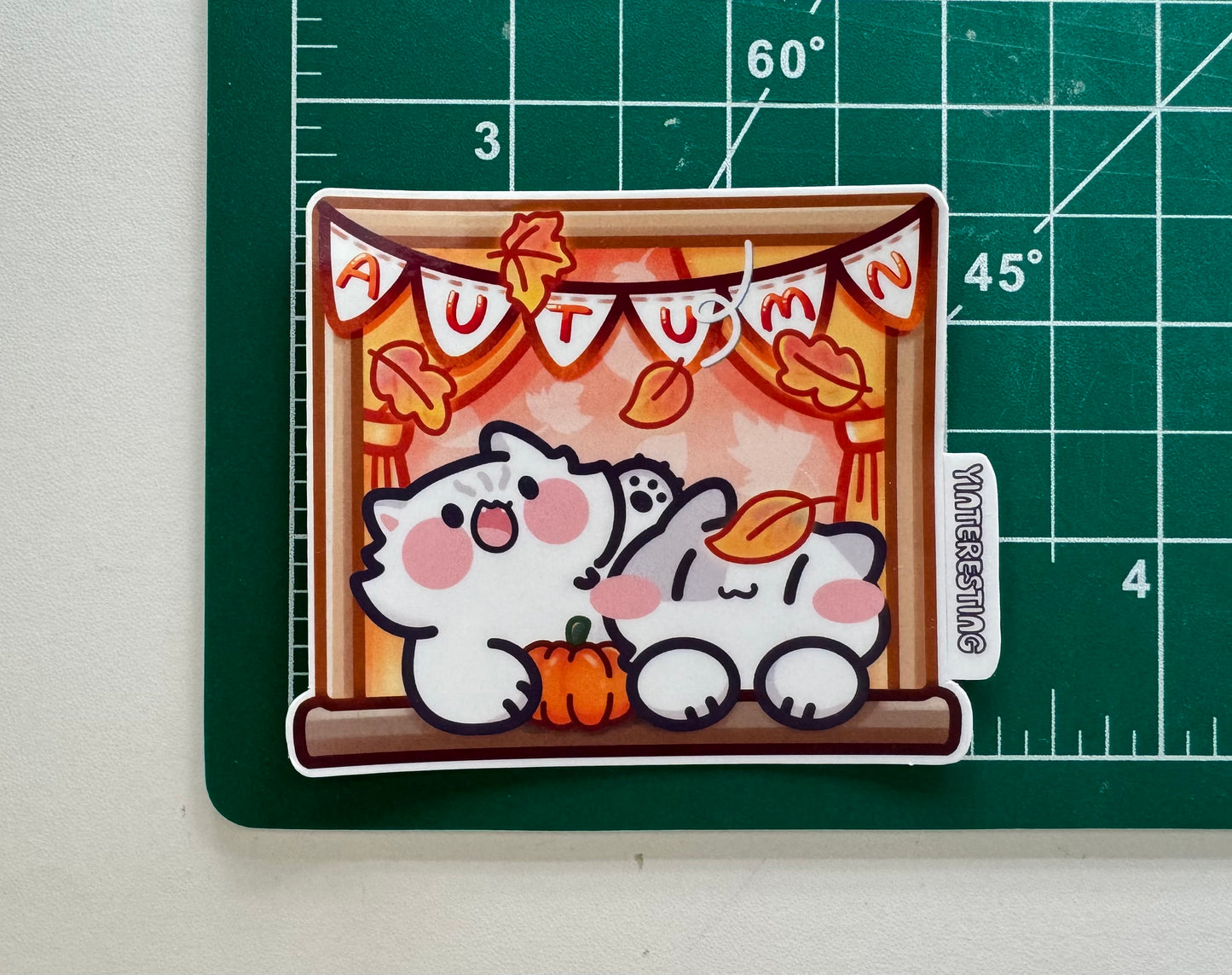 Fall Autumn Window Sticker