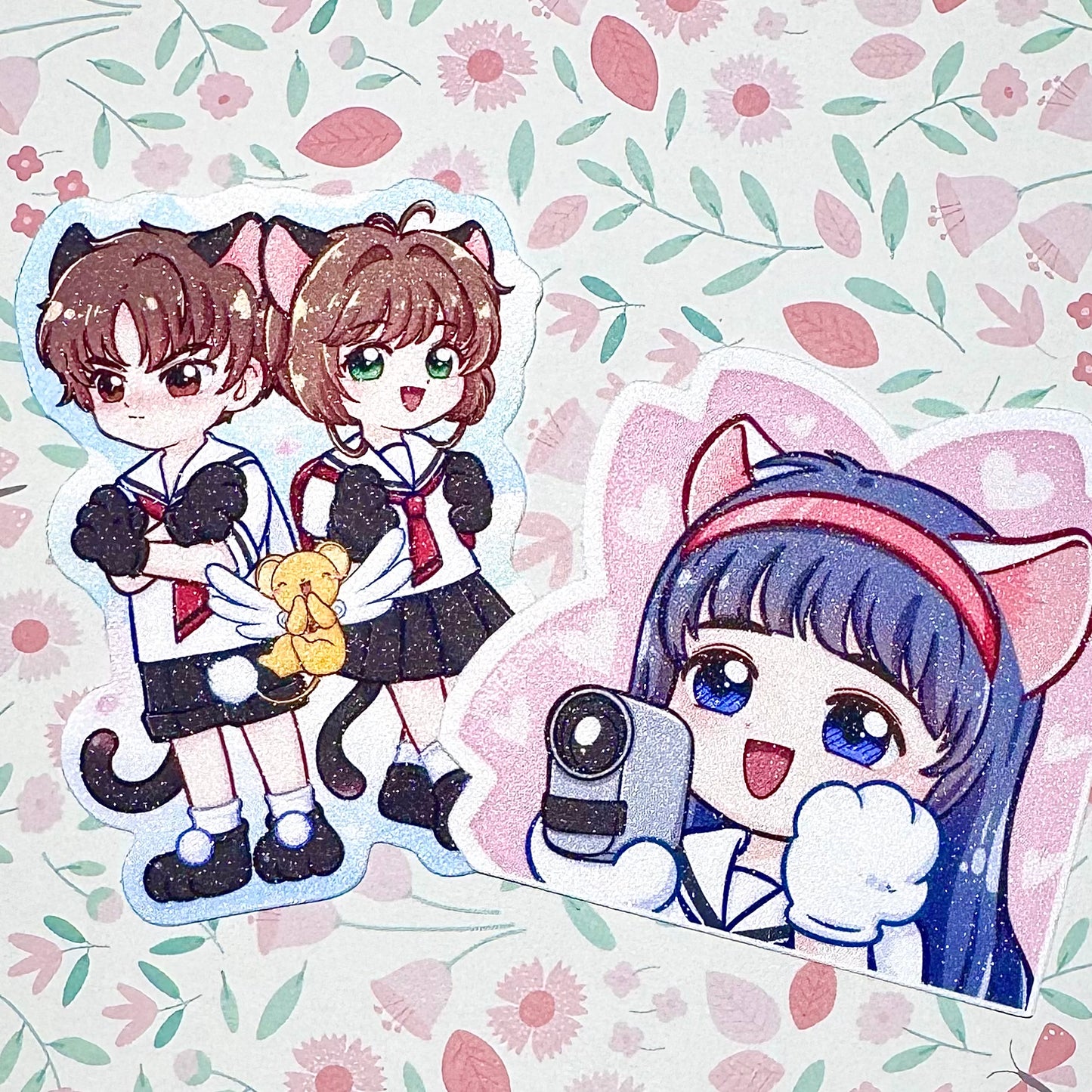 Cardcaptor Sakura Meow Sticker Art Print