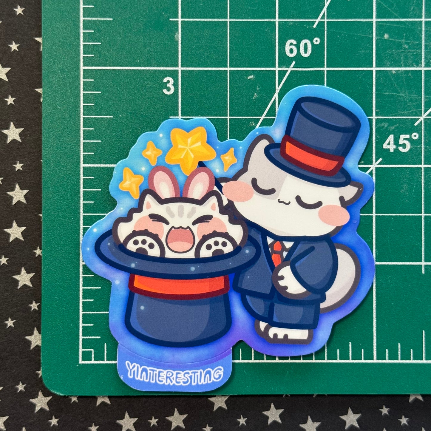 Magician Cat Sticker