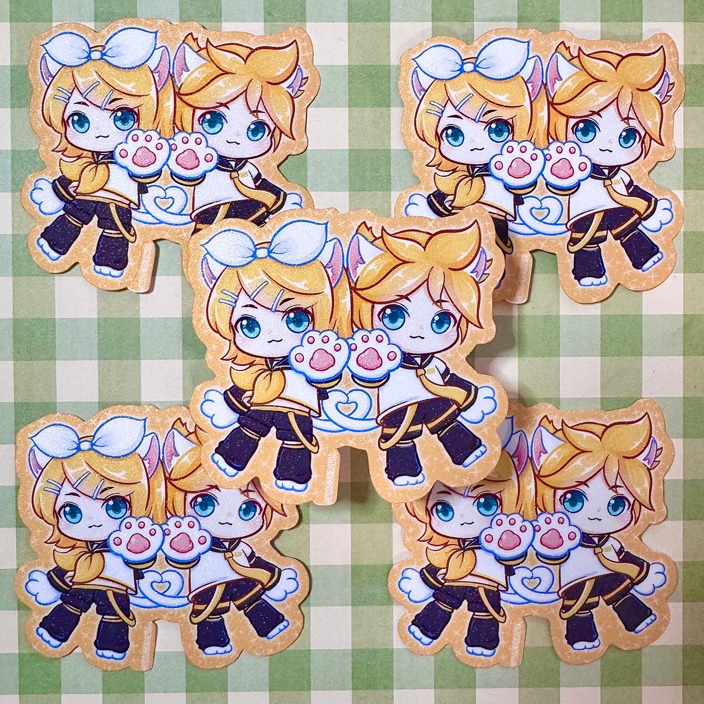 Kagamine Rin/Len Meow Sticker