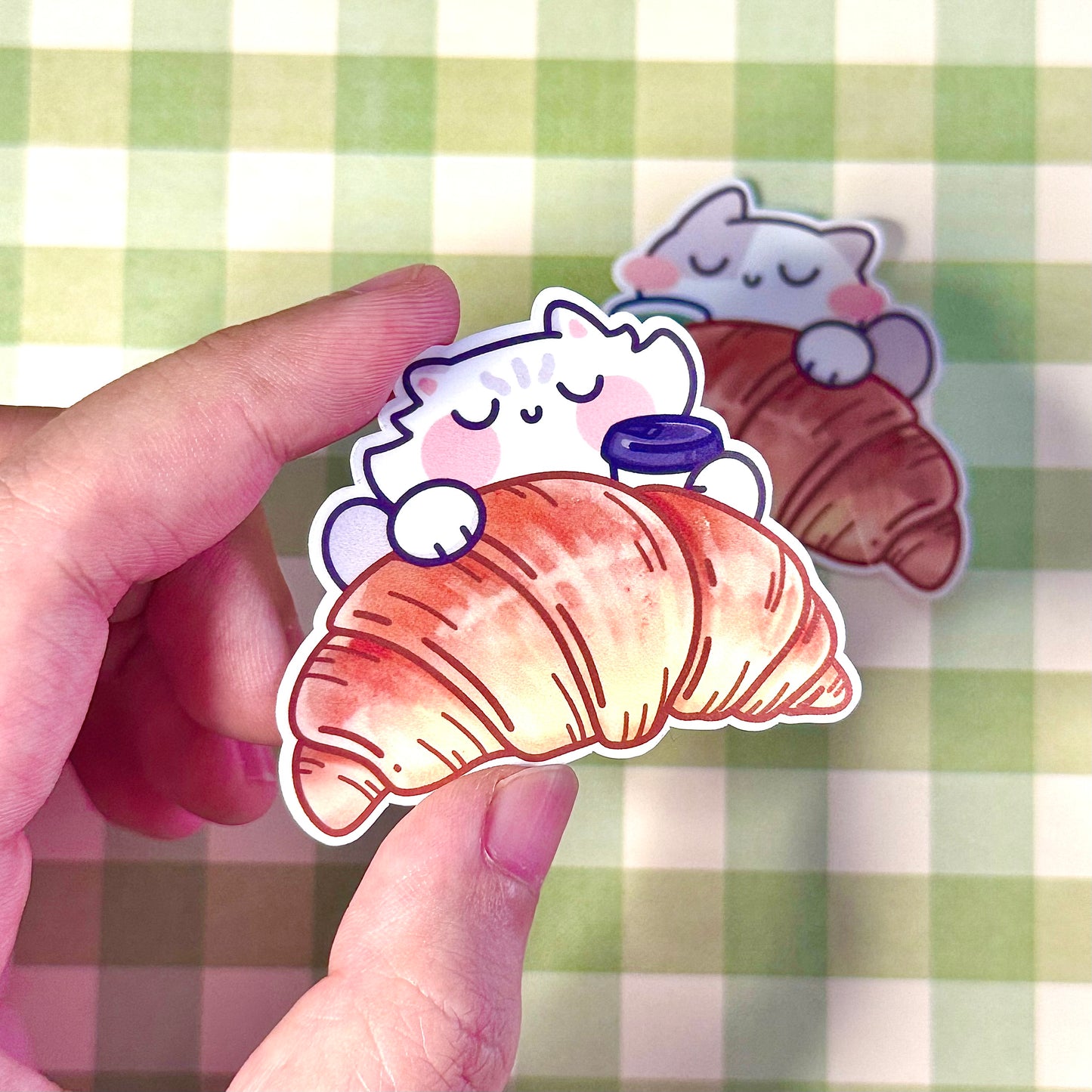 Croissant Cats Stickers