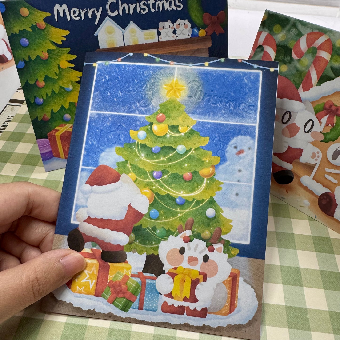 Merry Christmas Greeting cards , 4.25” x 5.5”